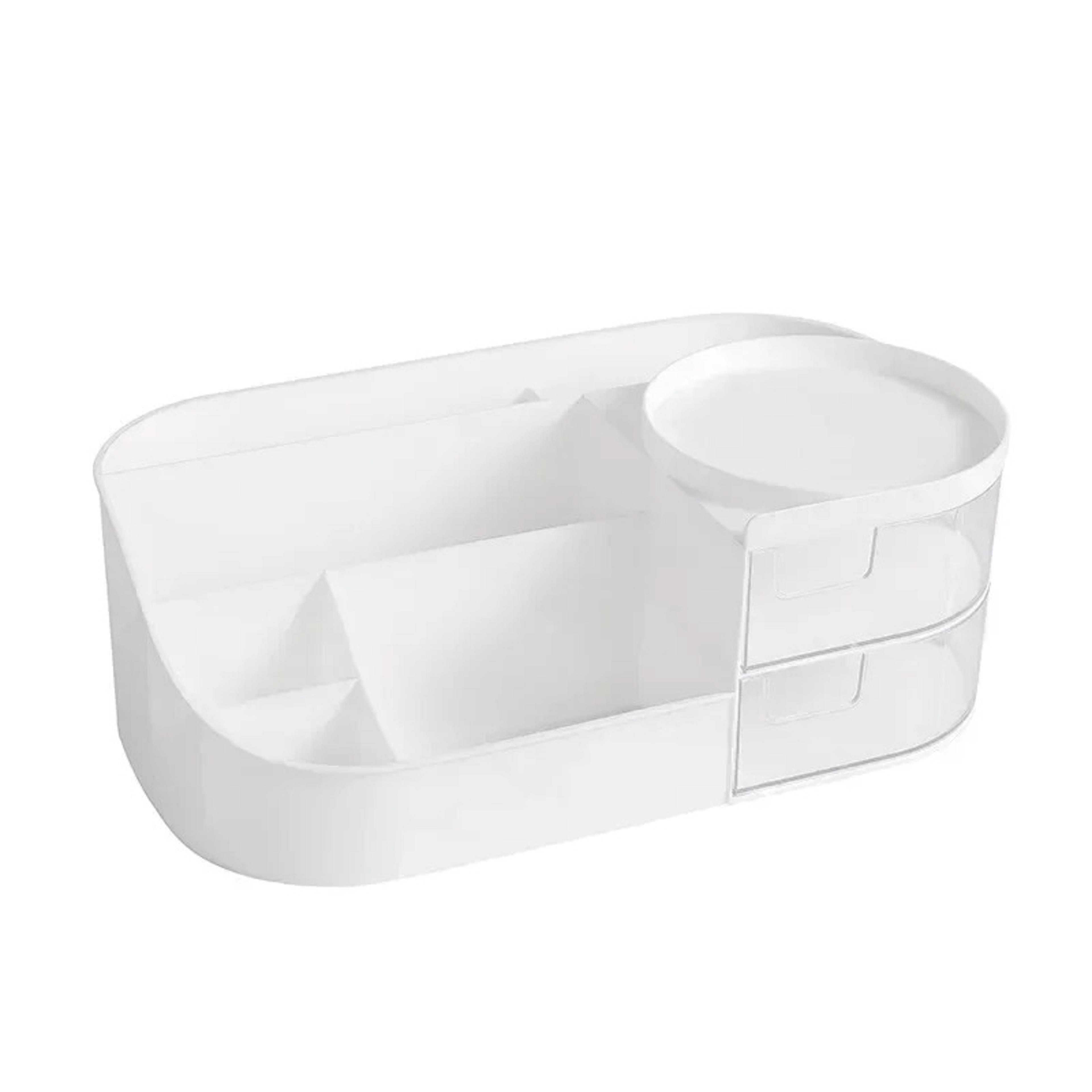 large capacity makeup organizer cosmetic storage box with drawers