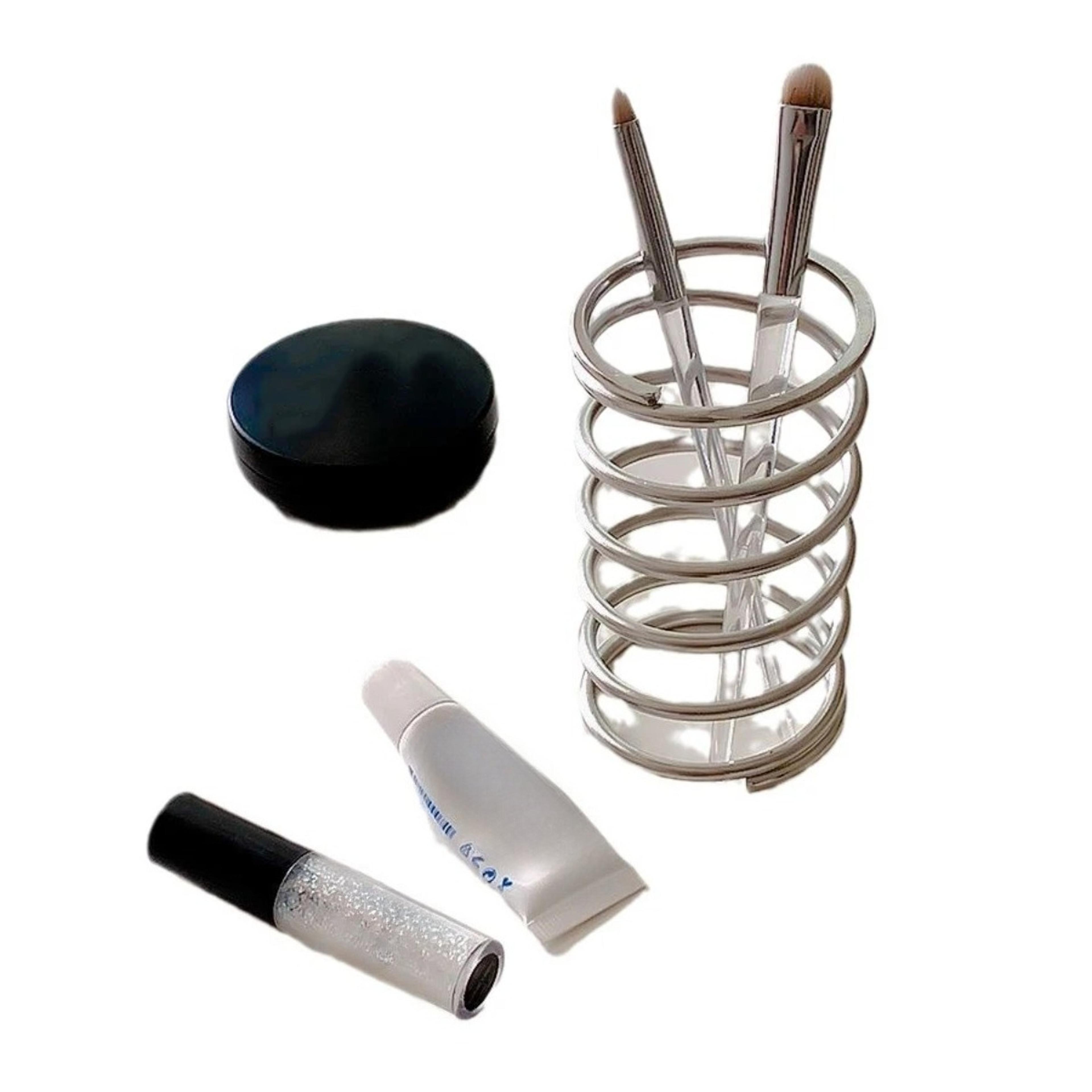 stainless steel toothbrush holder organizer for bathroom counter
