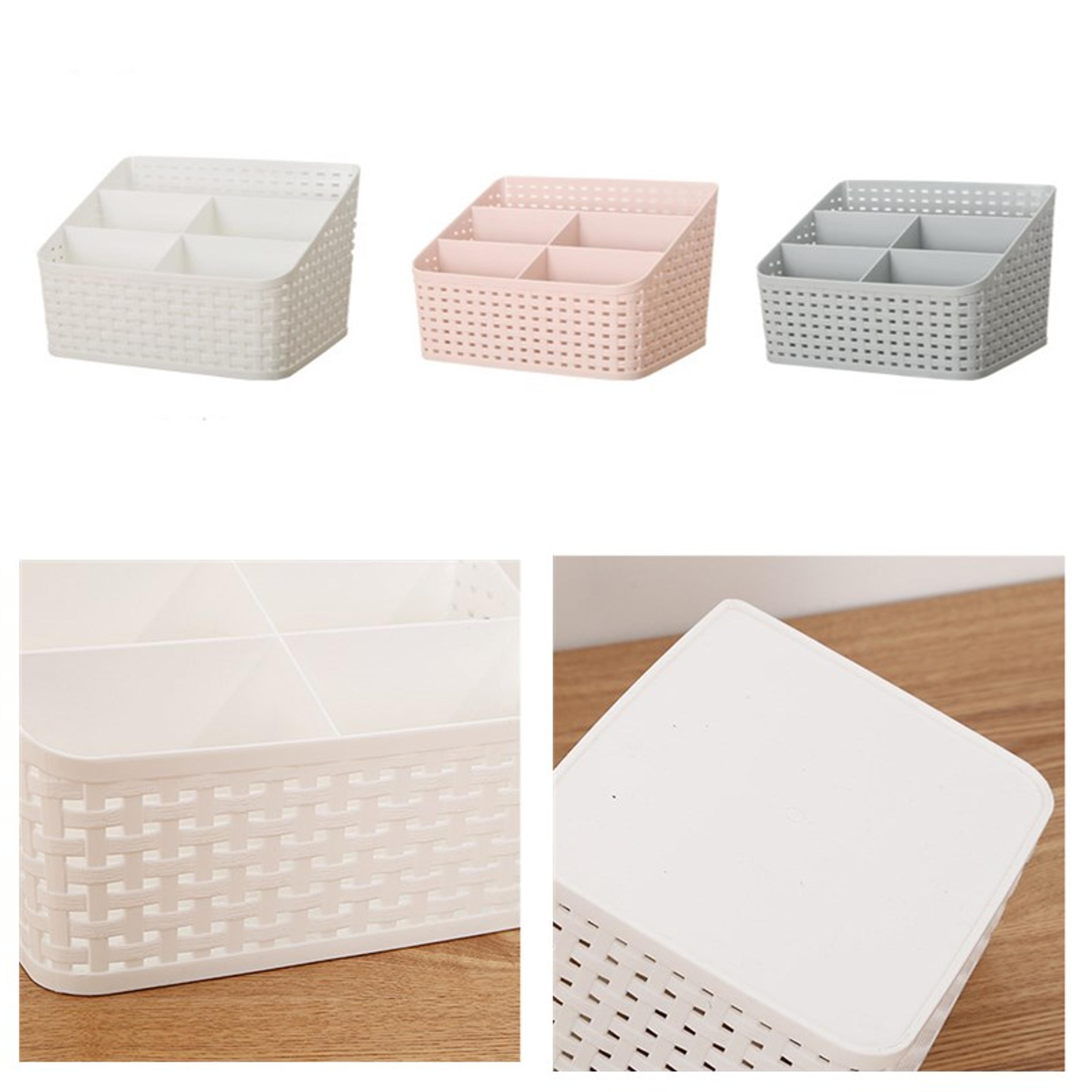 makeup organizer box for cosmetics skincare jewelry and desk storage