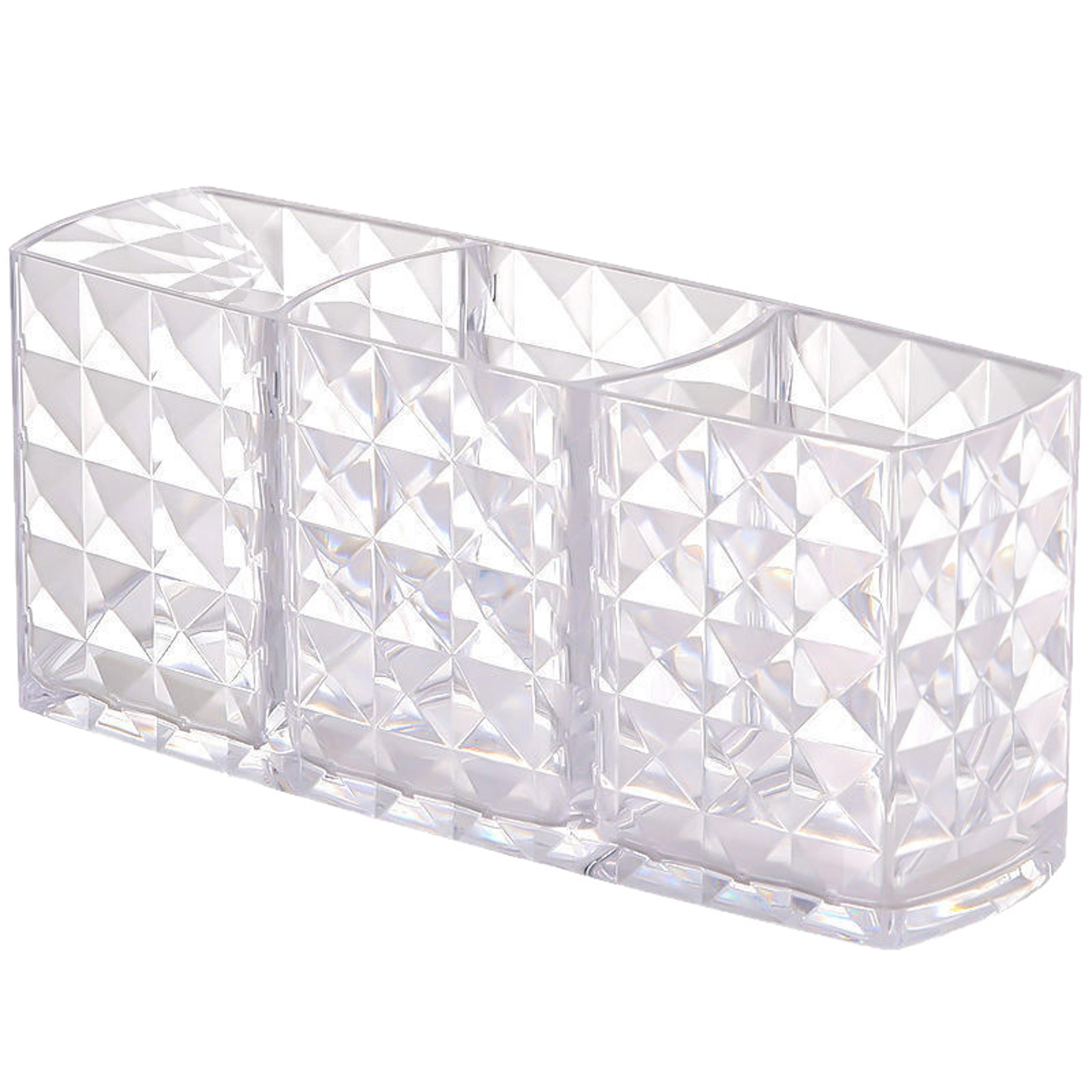 clear acrylic makeup organizer box transparent cosmetic storage