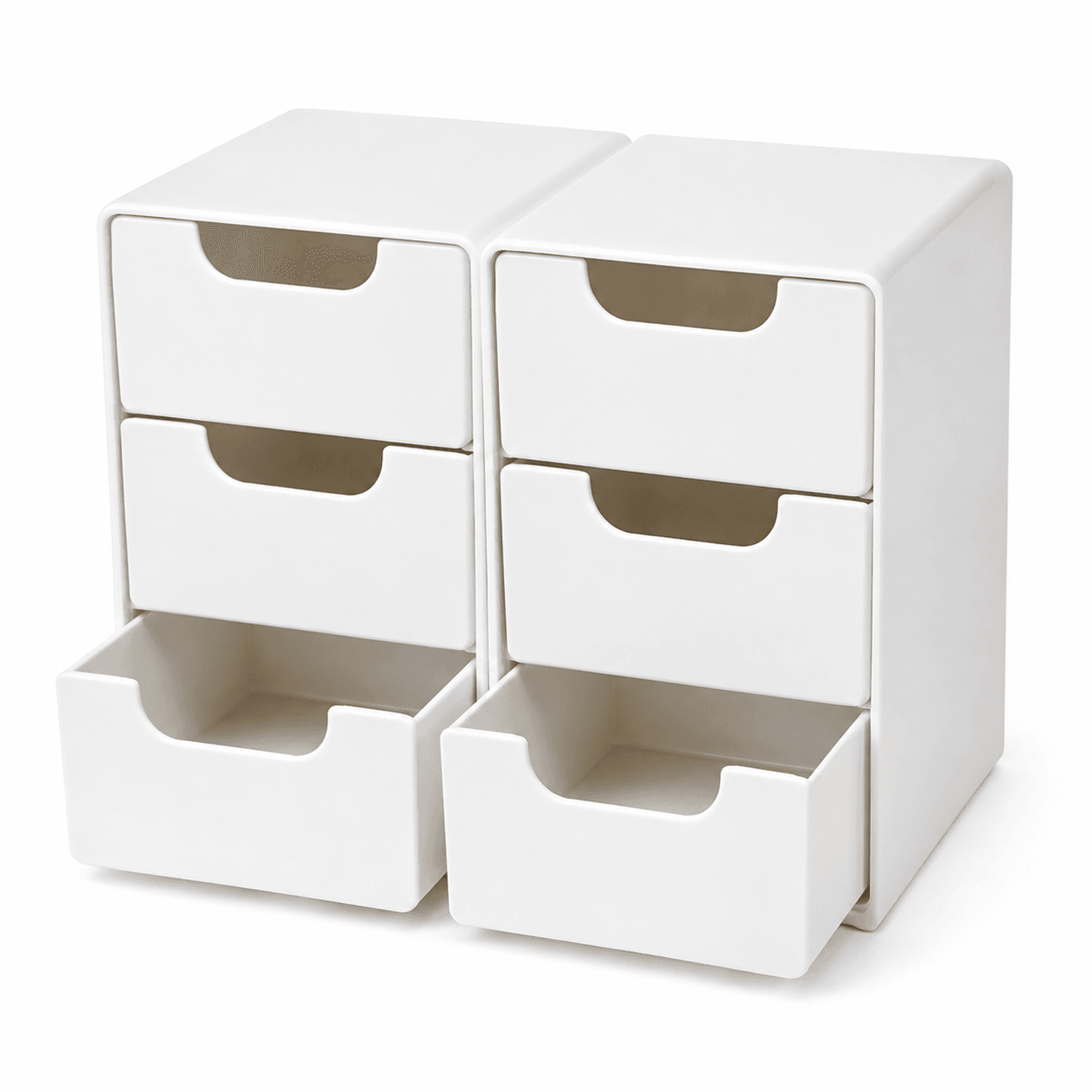 3 tier makeup organizer cosmetic storage box with drawers for jewelry and desk