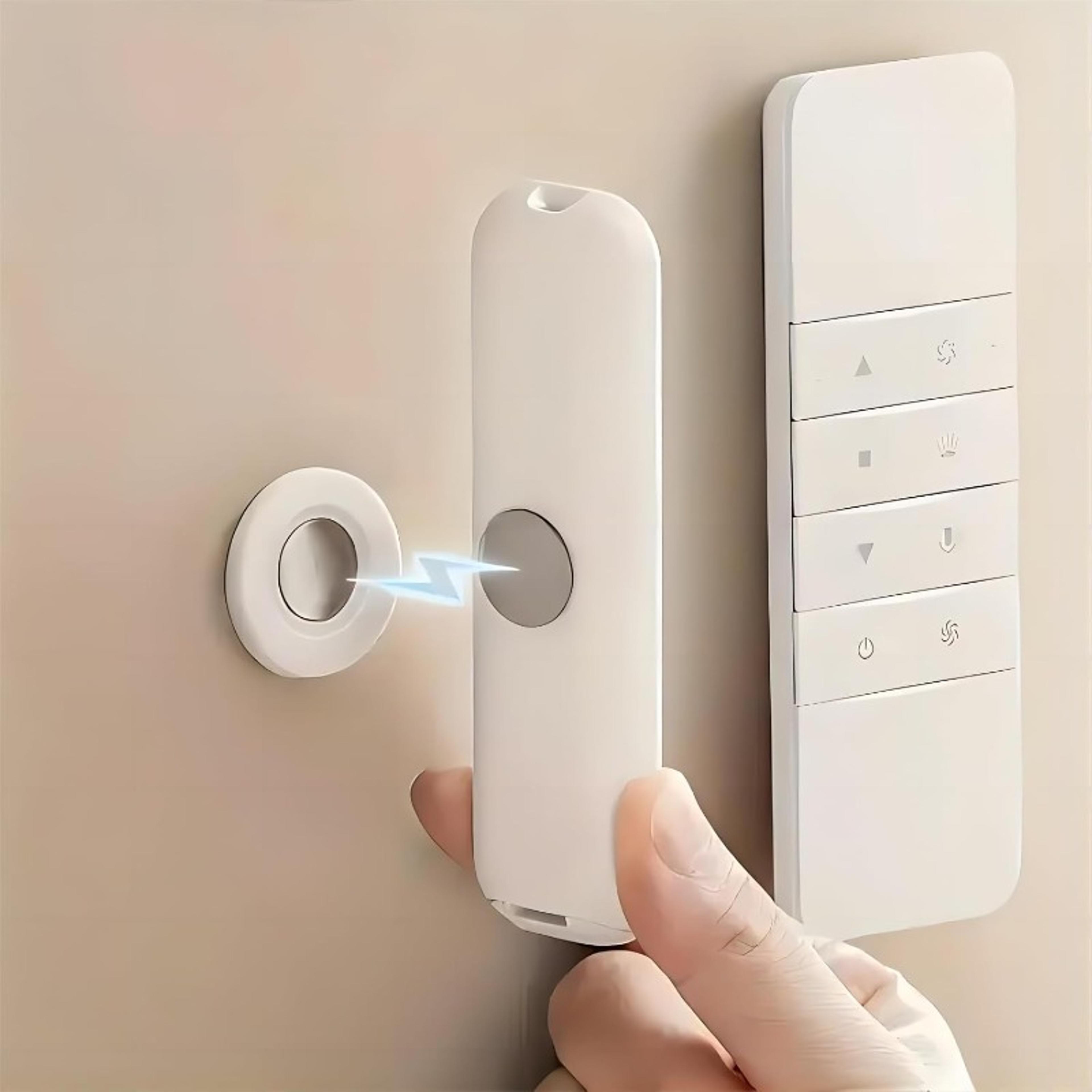 20 pack magnetic remote control holder wall mount no drill organizer