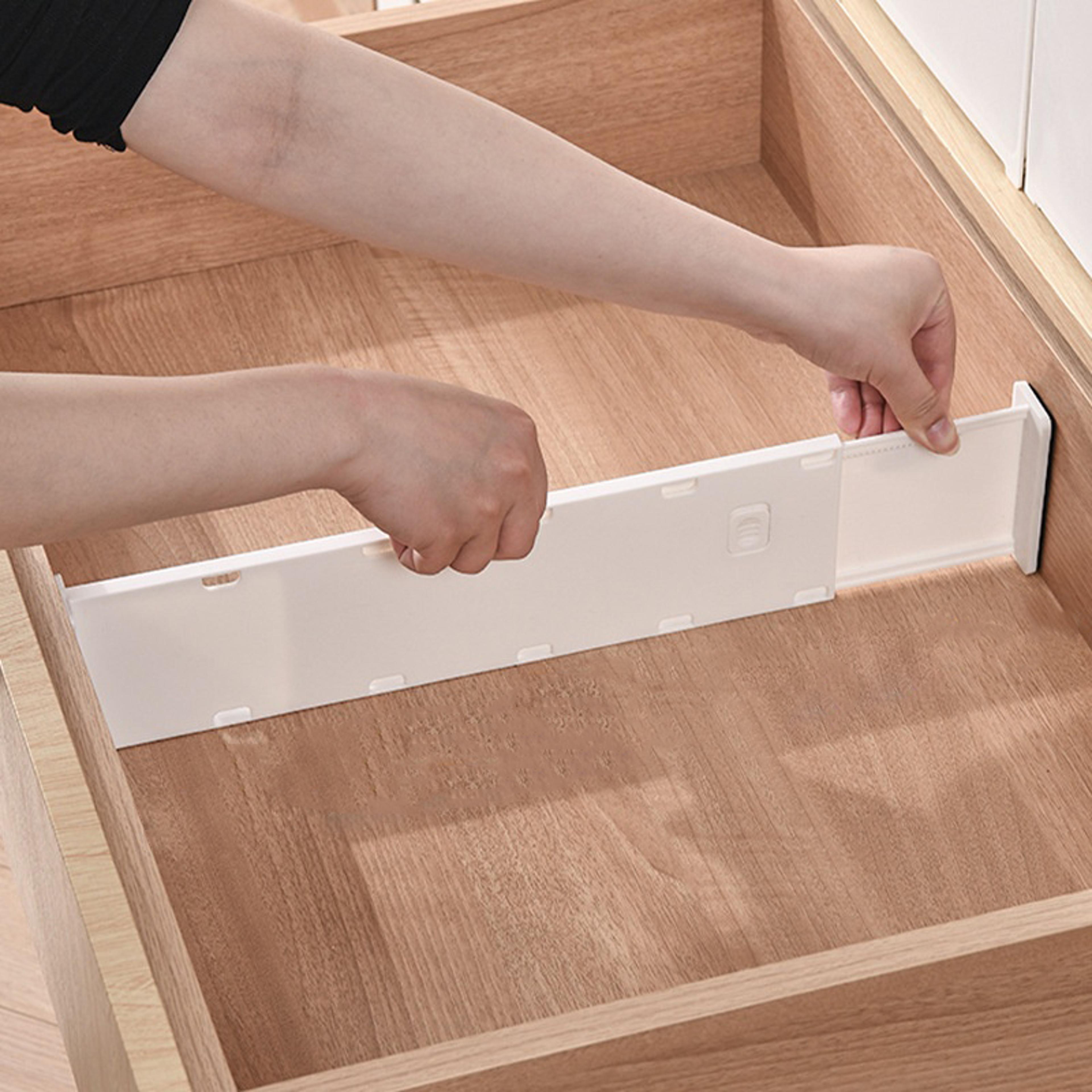 adjustable drawer organizer dividers for clothes socks cosmetics and kitchen storage