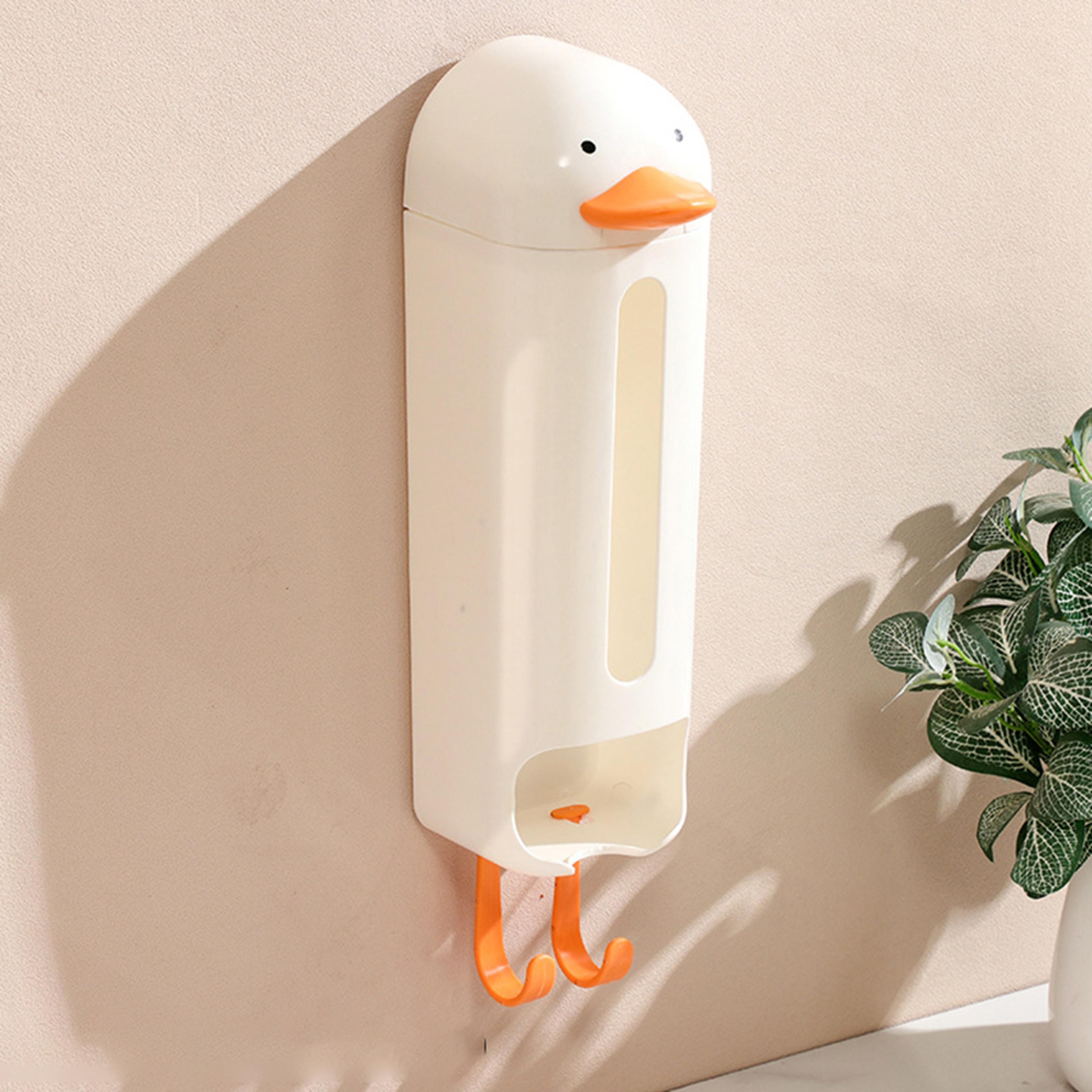 plastic bag dispenser wall mount bag organizer for socks underwear grocery bags