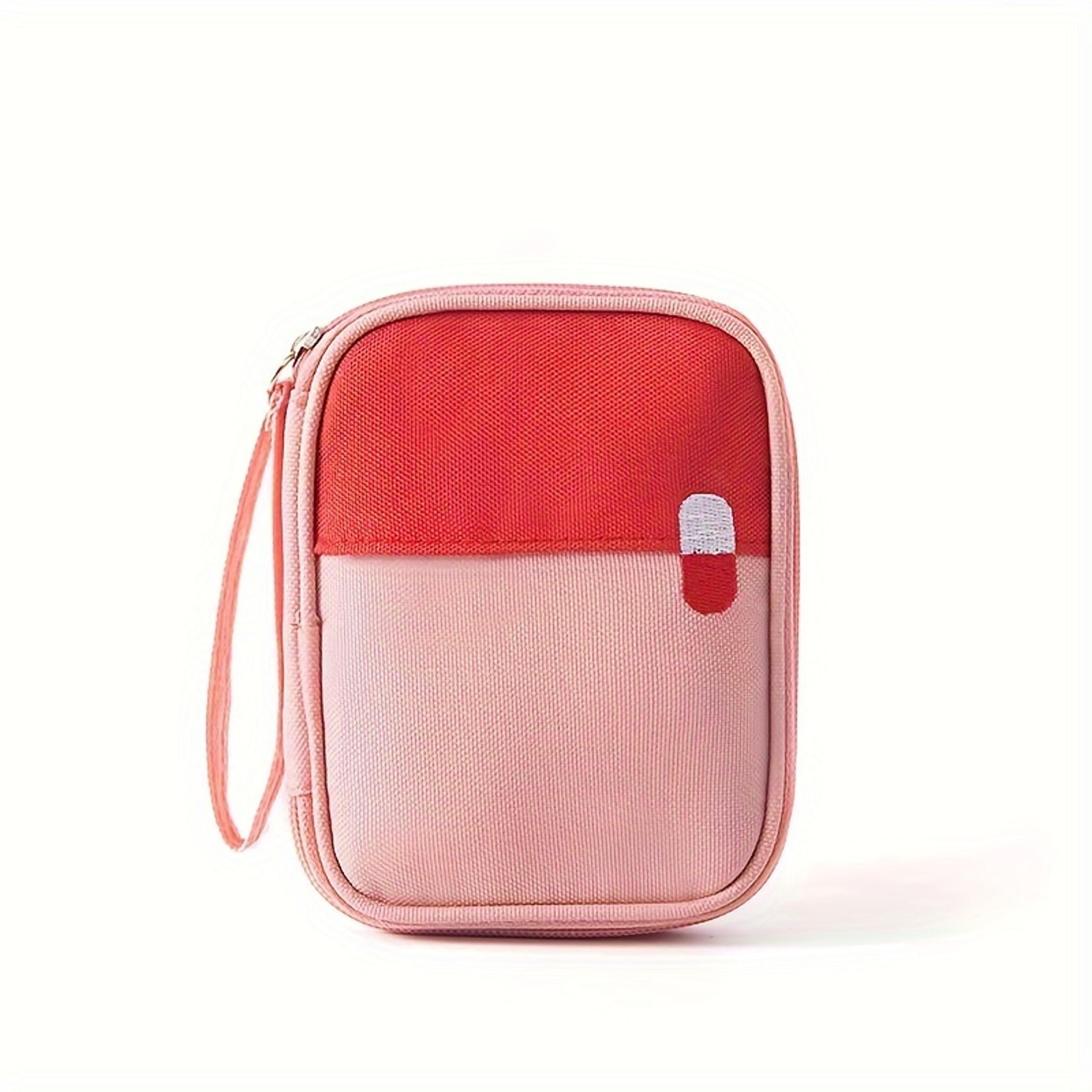 mini medicine organizer travel medicine bag portable first aid pouch