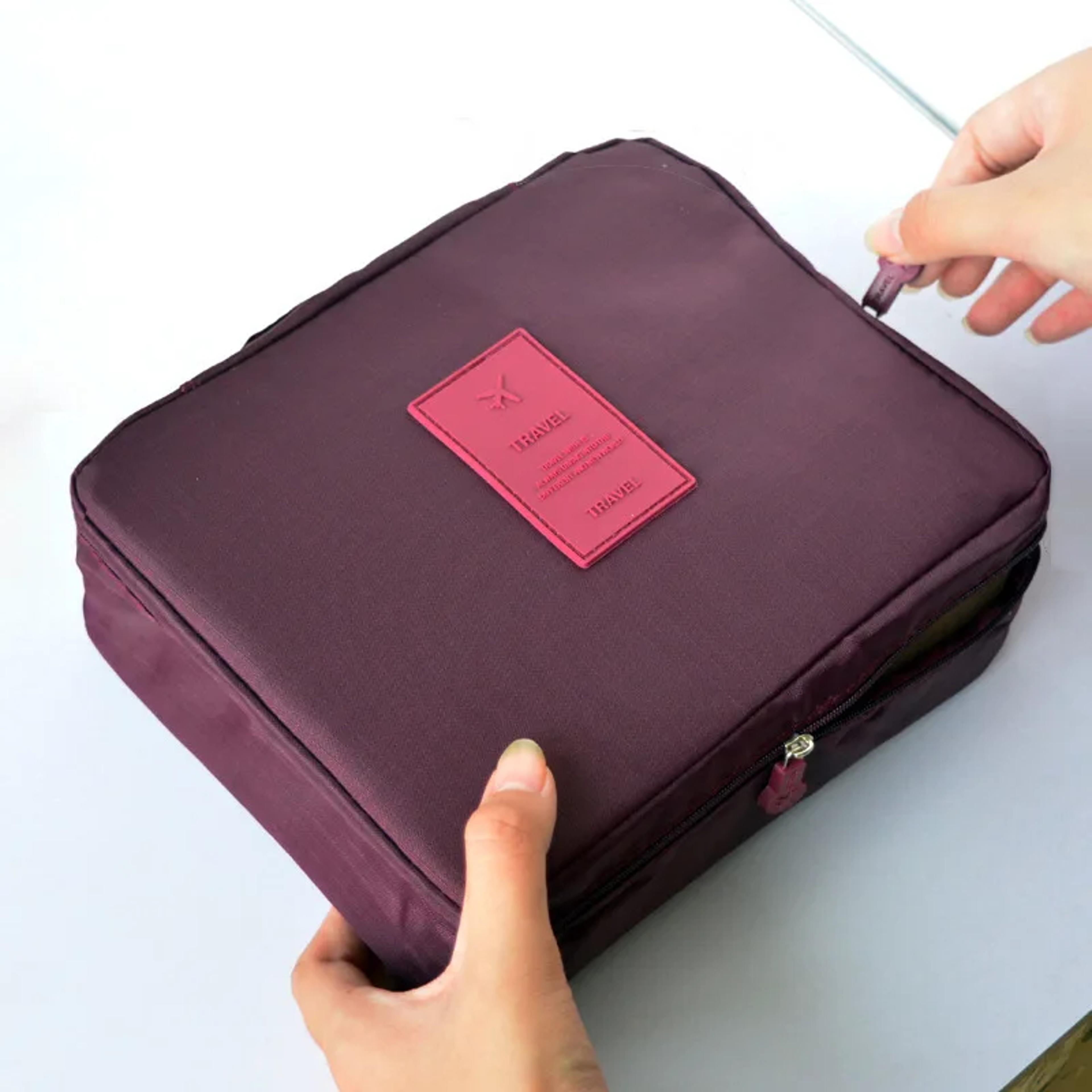 travel makeup bag waterproof cosmetic storage bag toiletry organizer for women