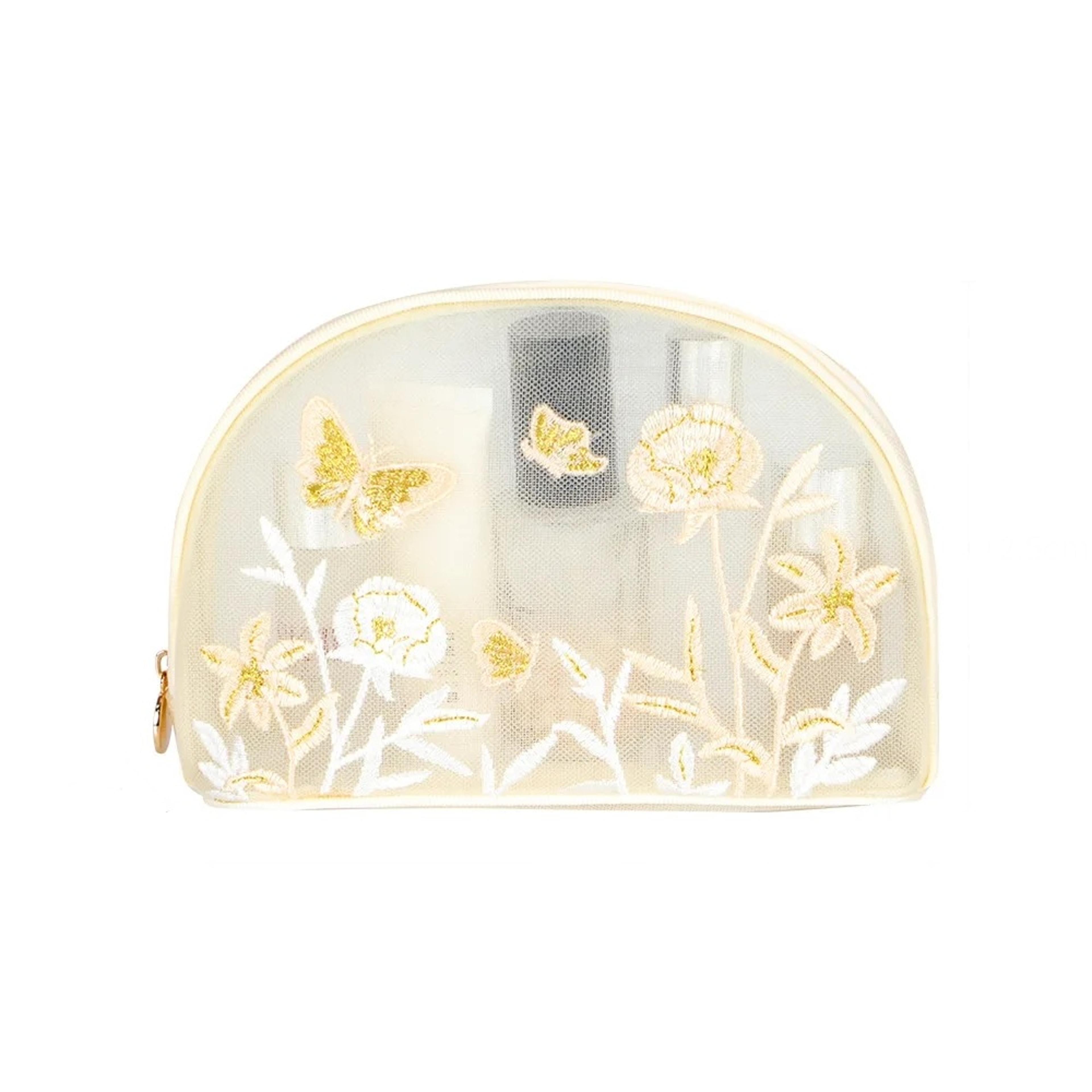 large capacity toiletry bag travel makeup bag embroidered cosmetic organizer