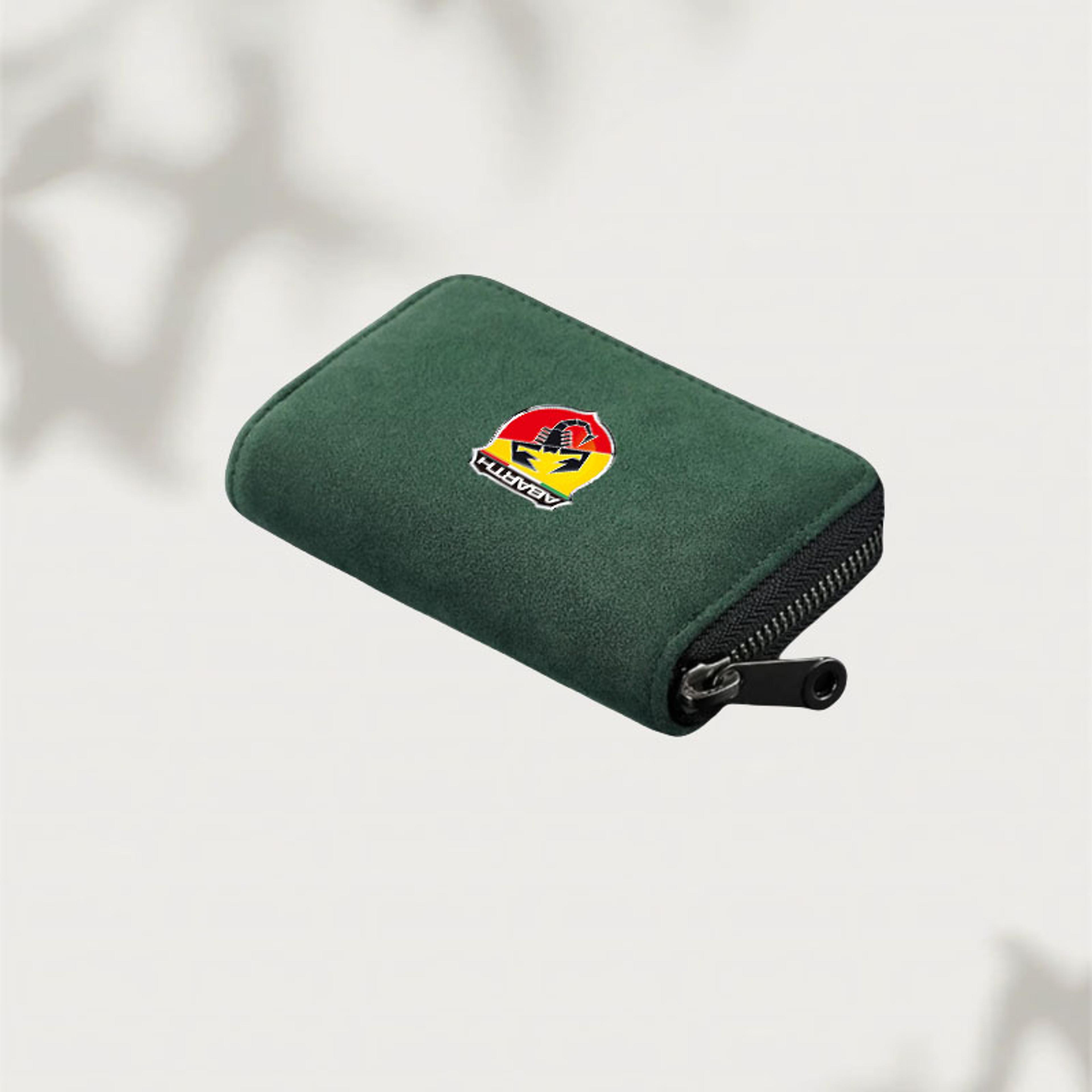 fiat car card wallet and key organizer coin purse for 500 abarth 595 tipo punto