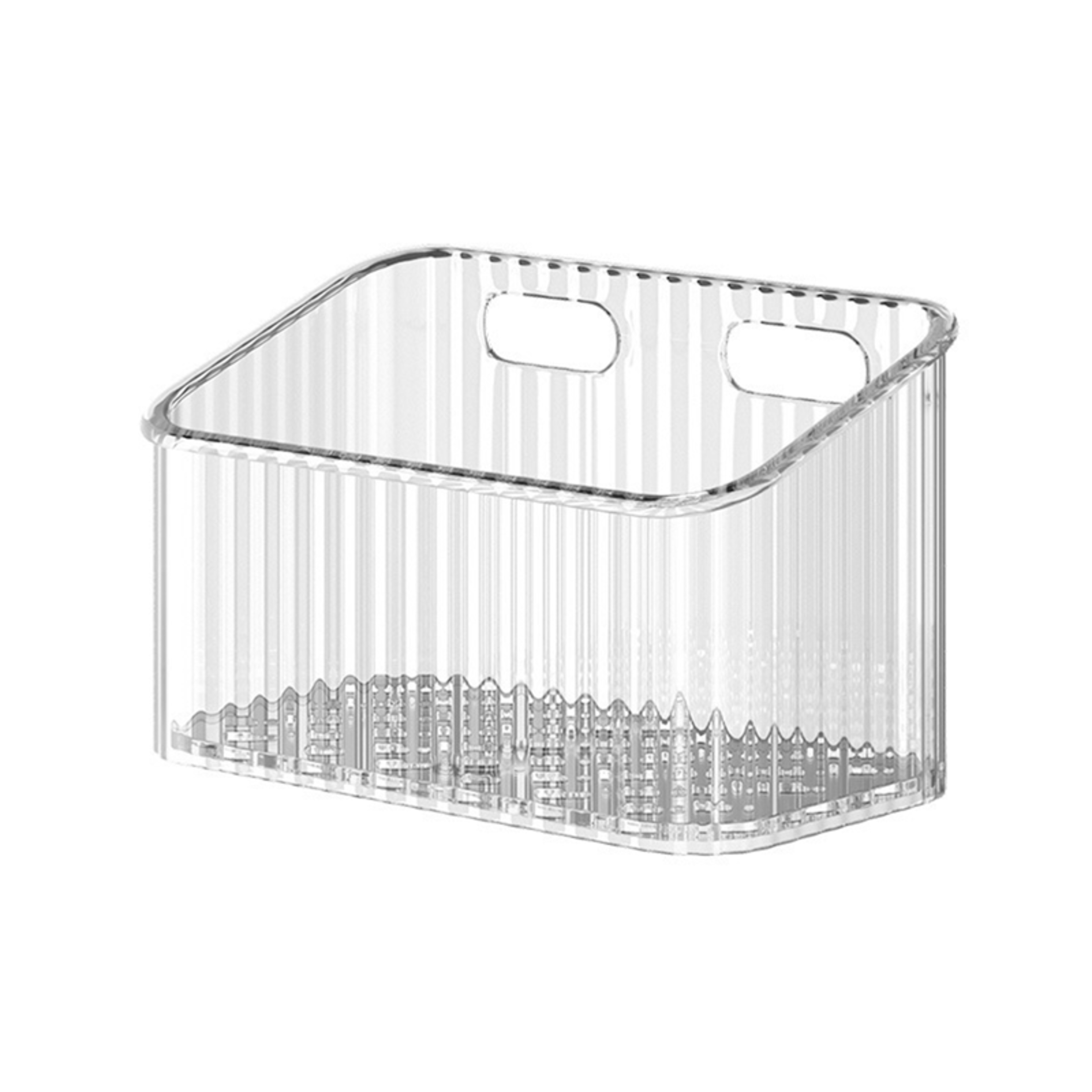 transparent bathroom storage organizer makeup toiletry jewelry holder