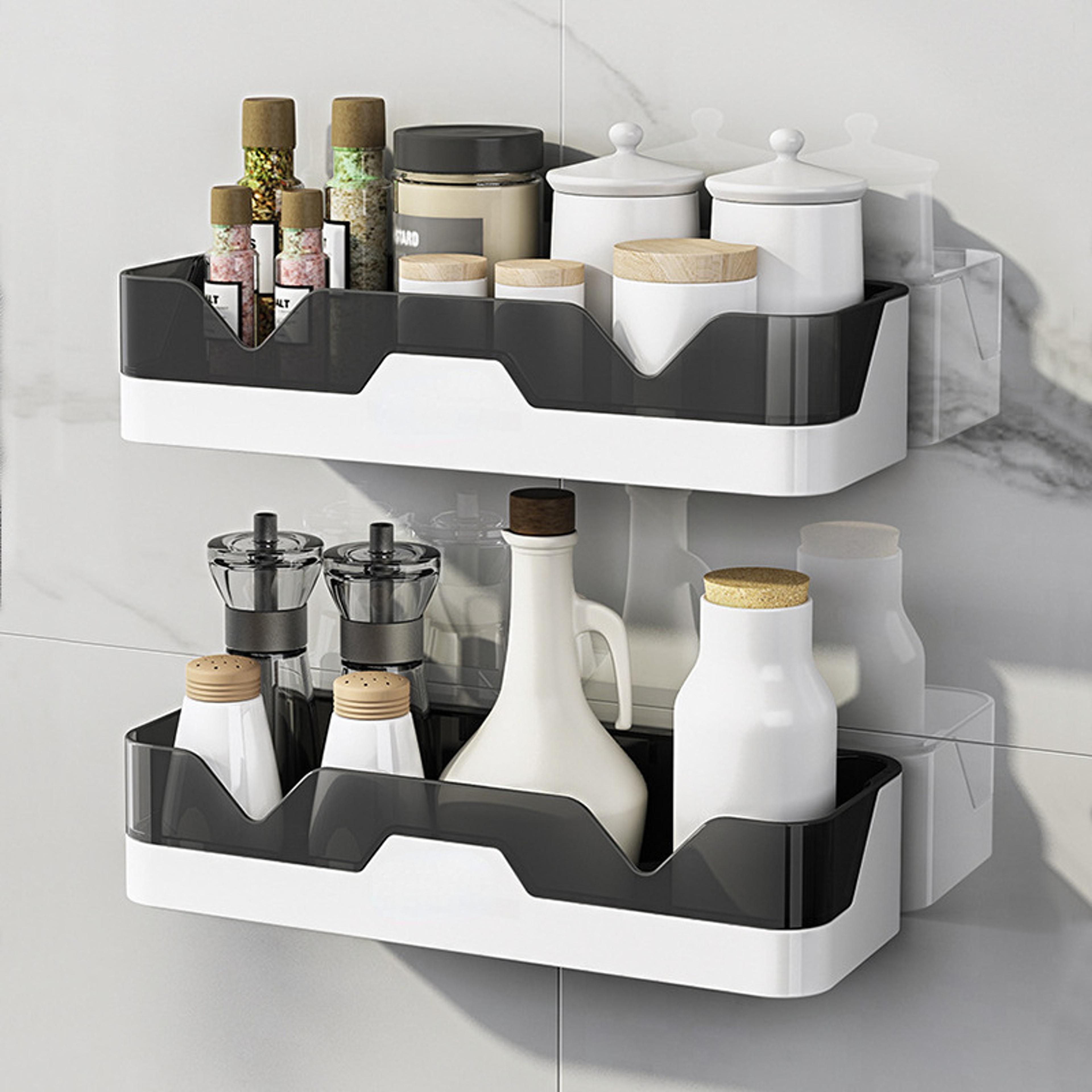 wall mounted bathroom shelf shower caddy shampoo holder organizer