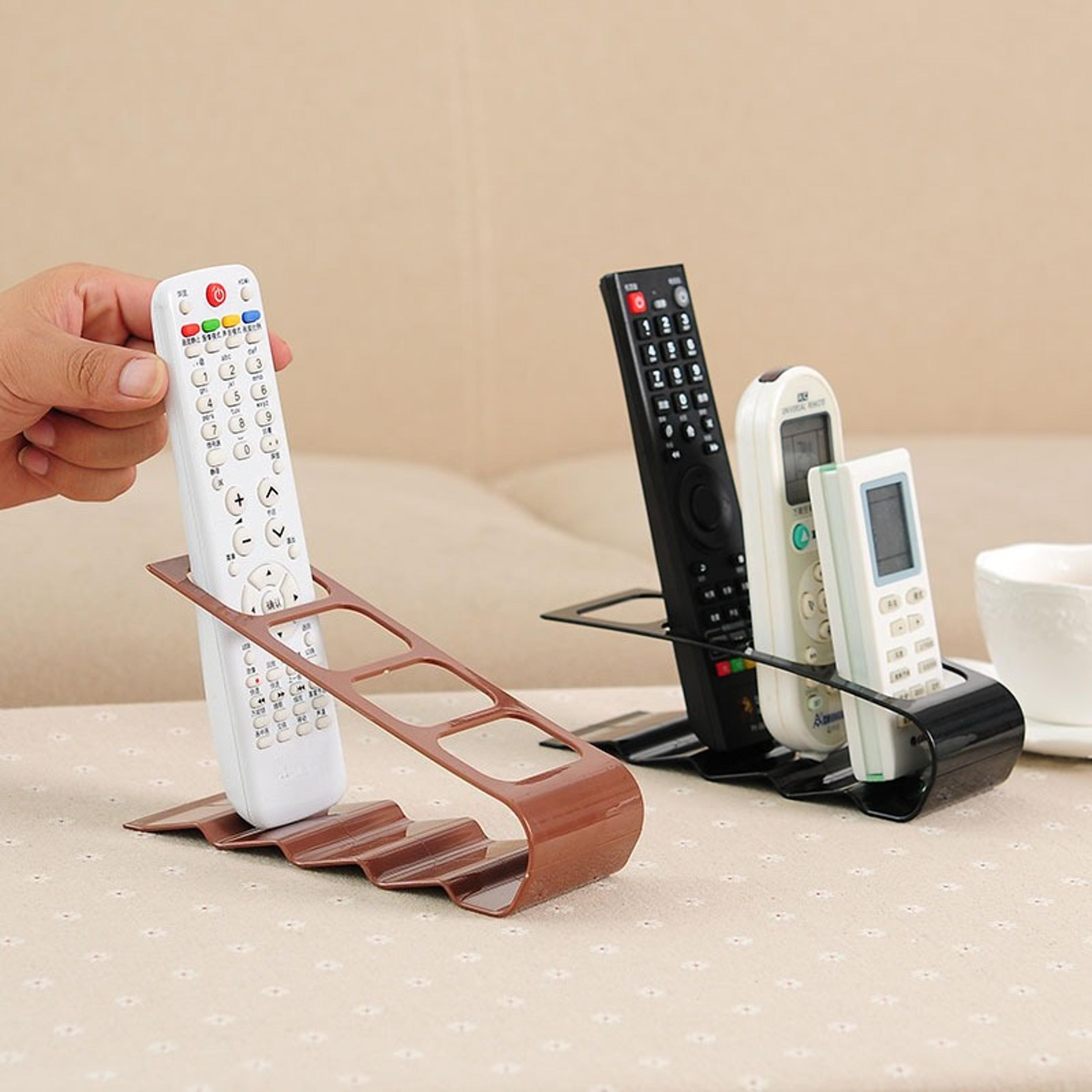 4 compartment remote control organizer desk storage rack multipurpose holder