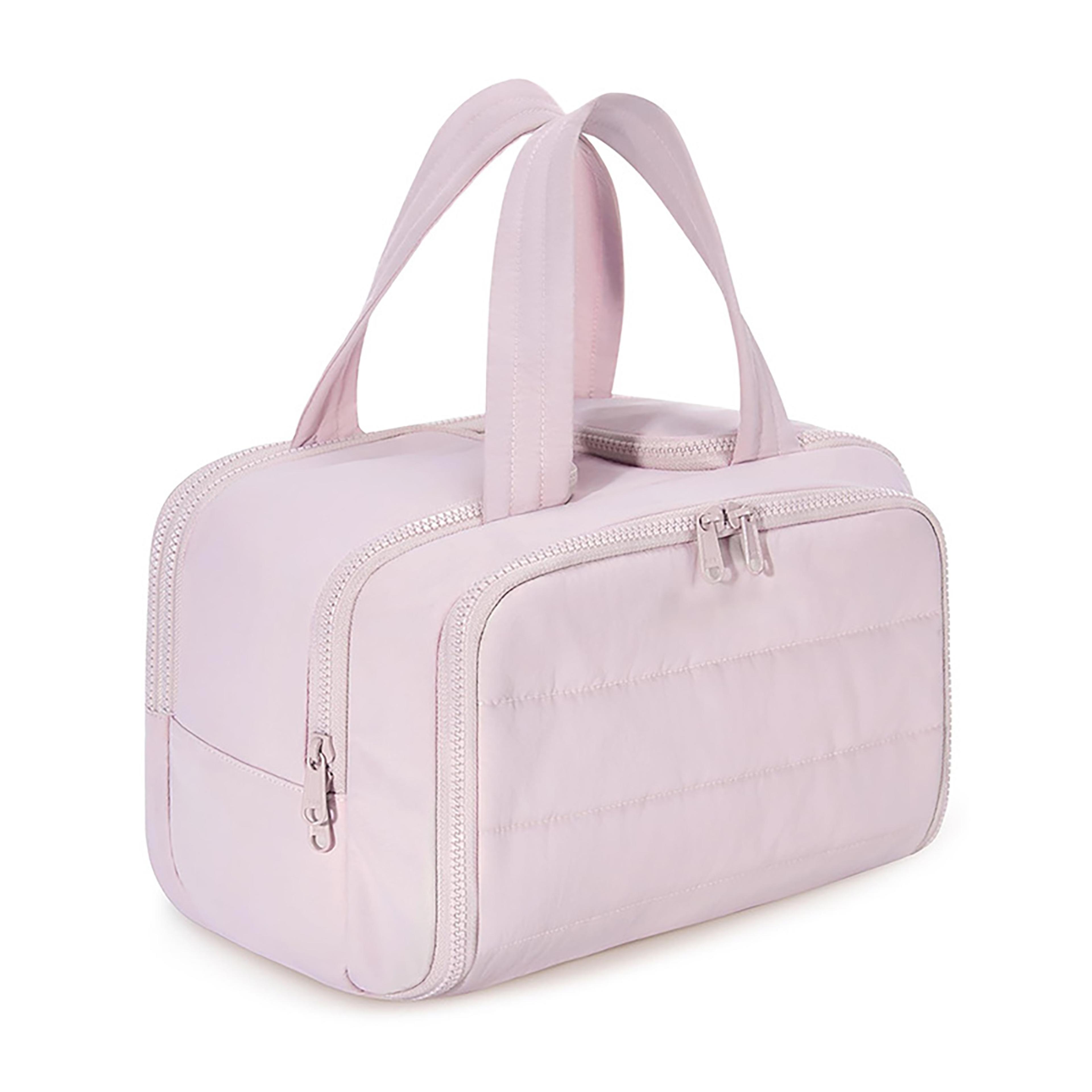 large capacity travel toiletry bag waterproof makeup organizer bag with 4 compartments
