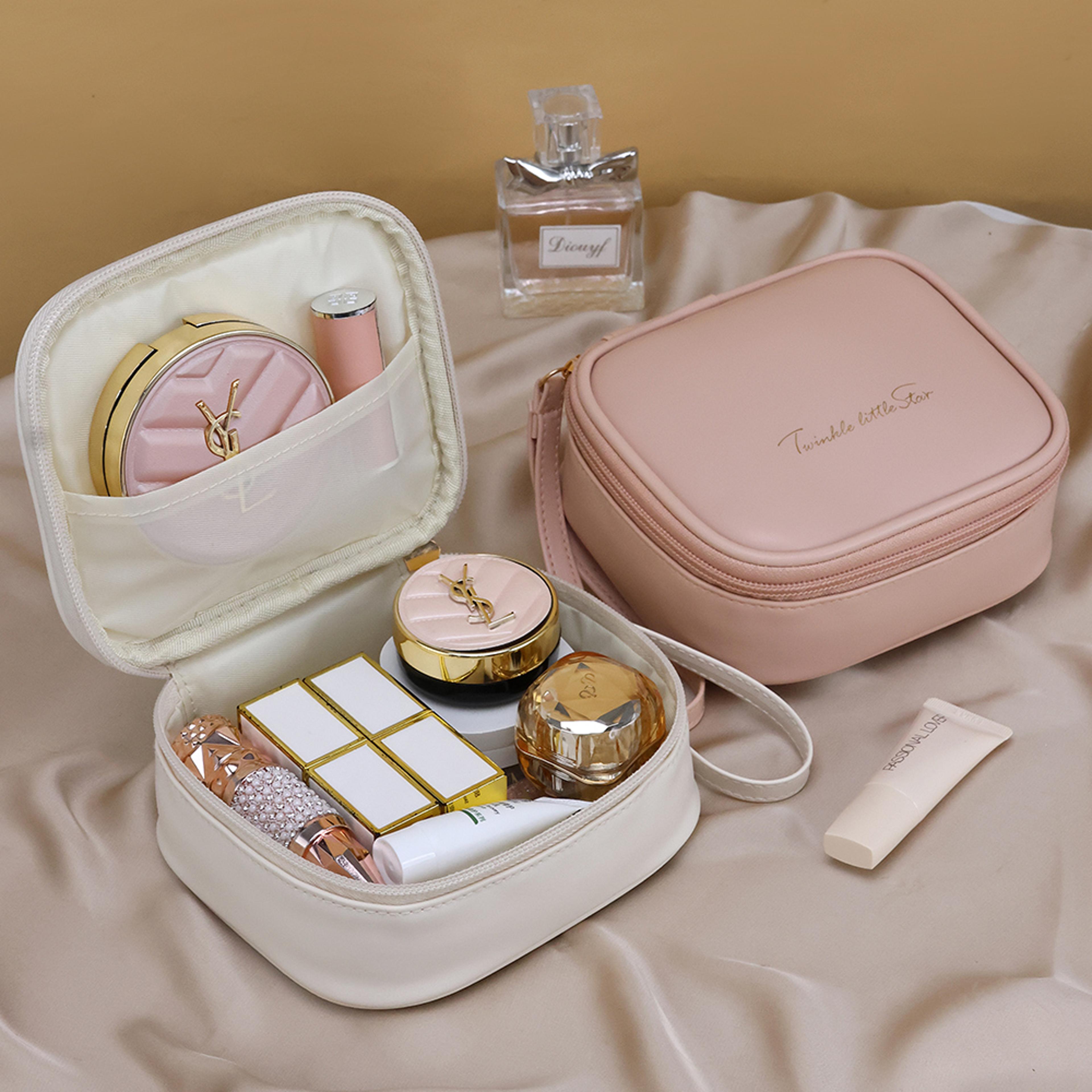 waterproof sanitary pad pouch portable pu makeup bag and travel organizer