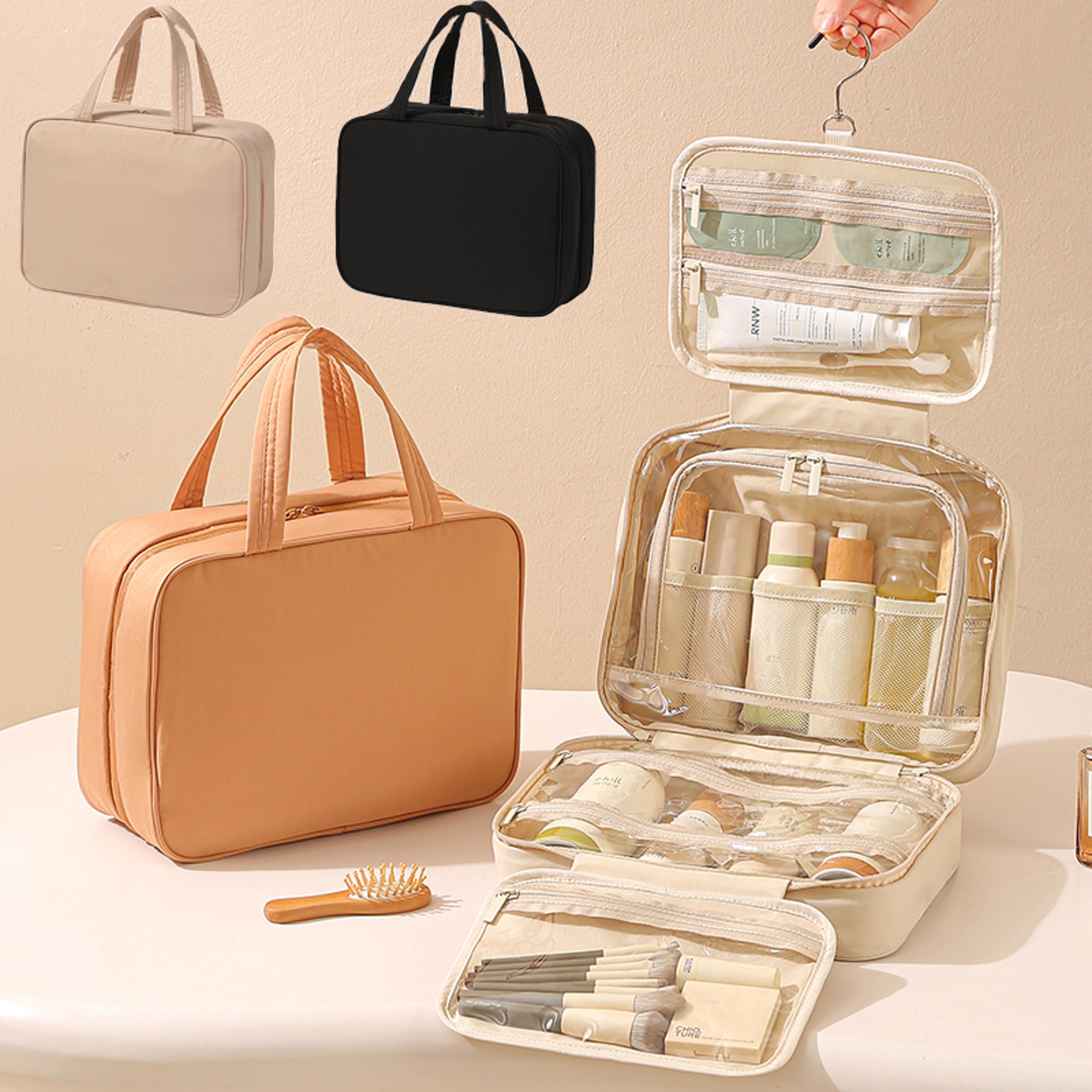 hanging travel toiletry bag for women large capacity makeup organizer