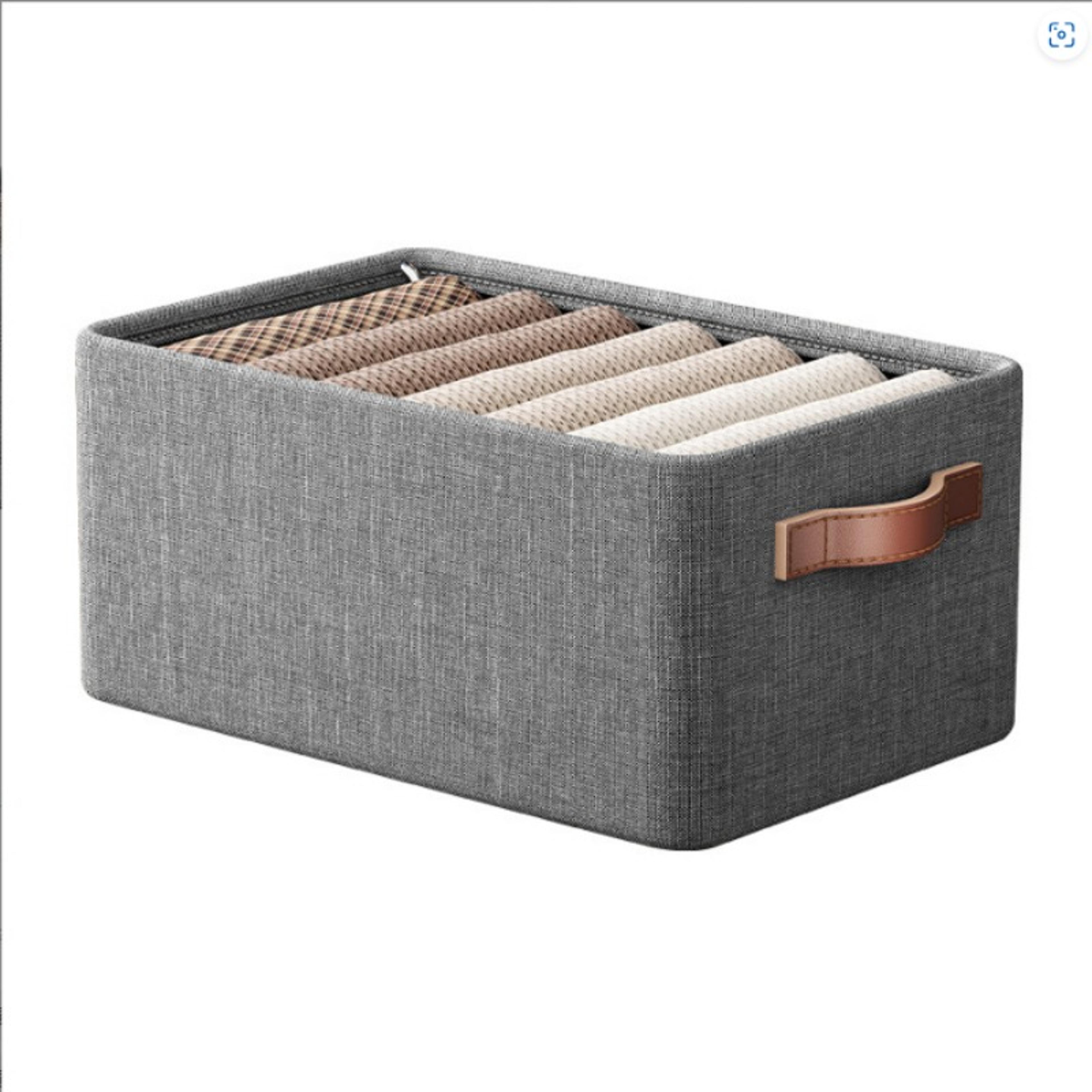foldable fabric storage box closet organizer for clothes toys and home essentials