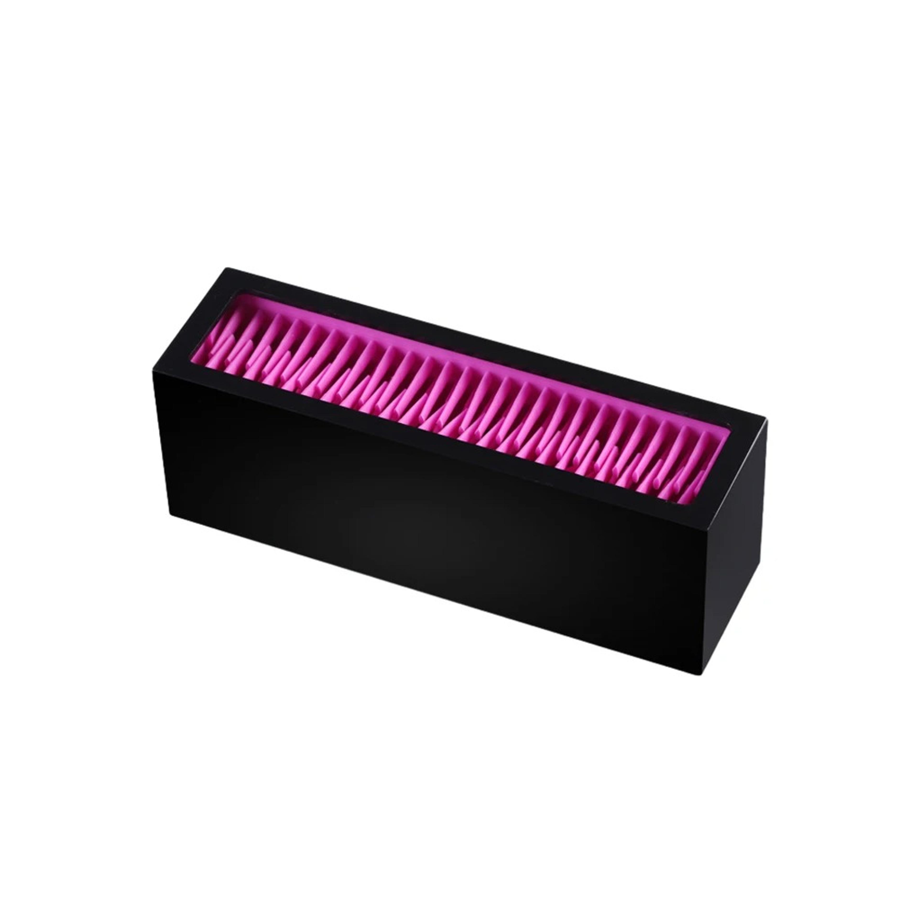 silicone makeup brush holder organizer and air drying rack for vanity
