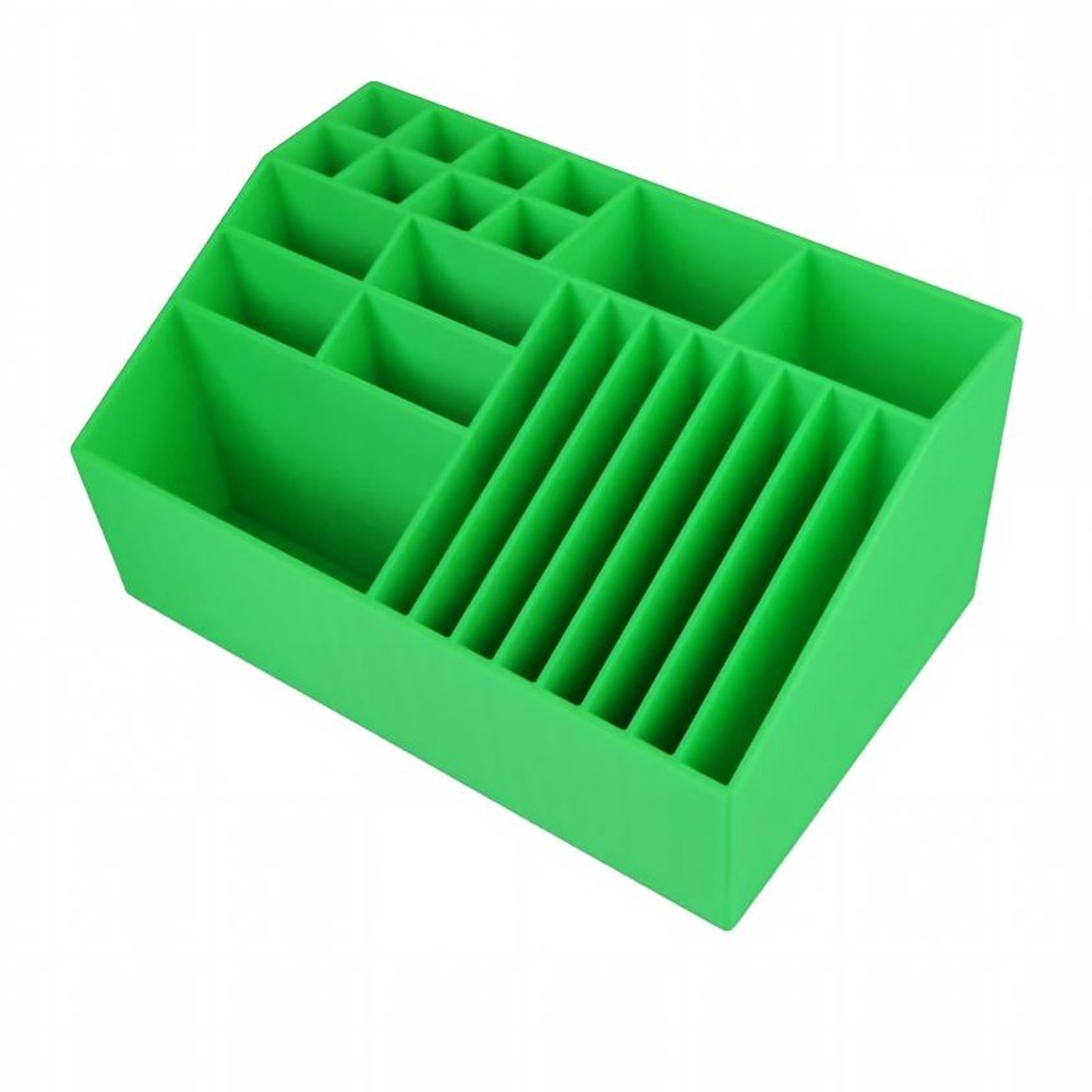 3d printed desk organizer multi compartment office and makeup storage box