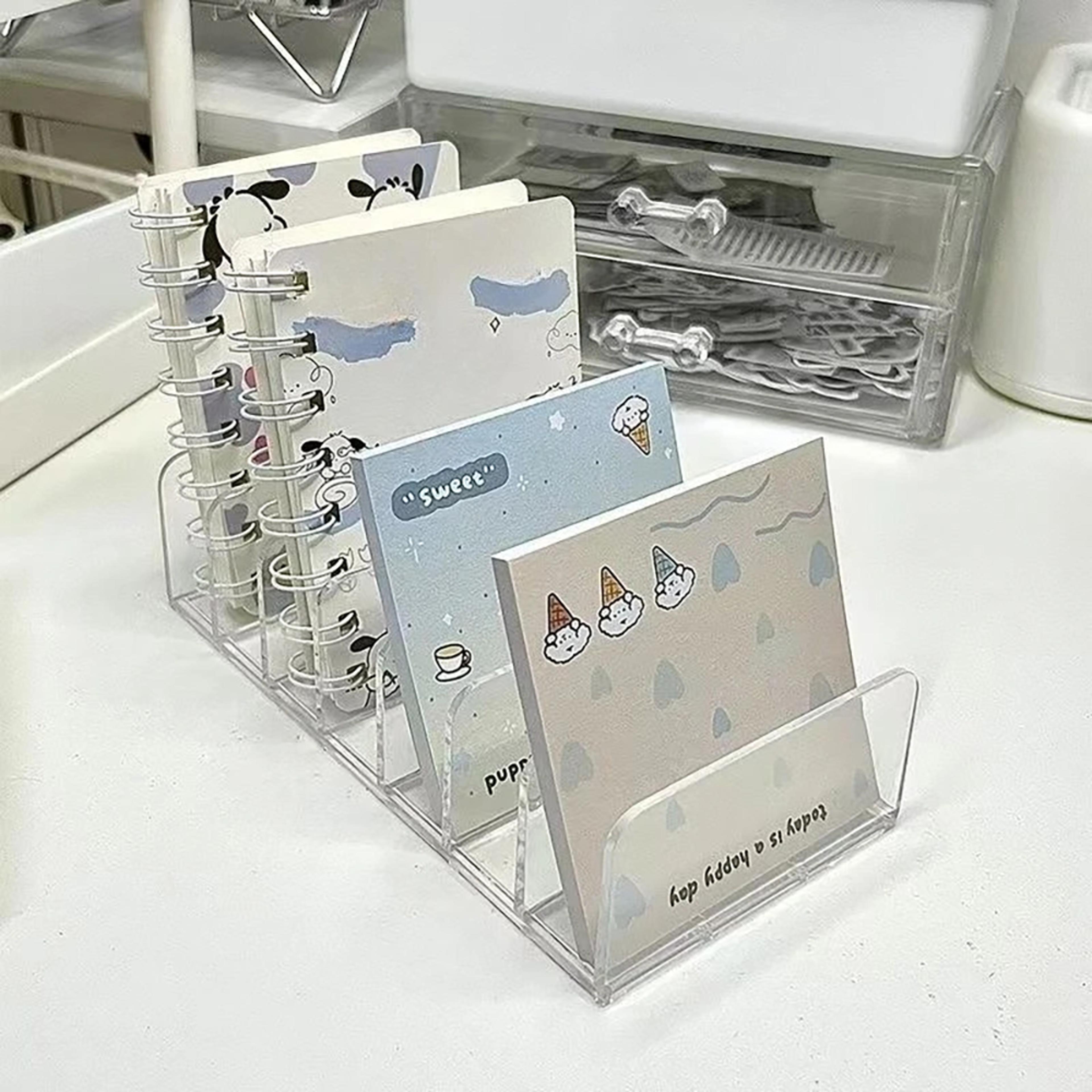 7 compartment acrylic makeup organizer and eyeshadow palette holder