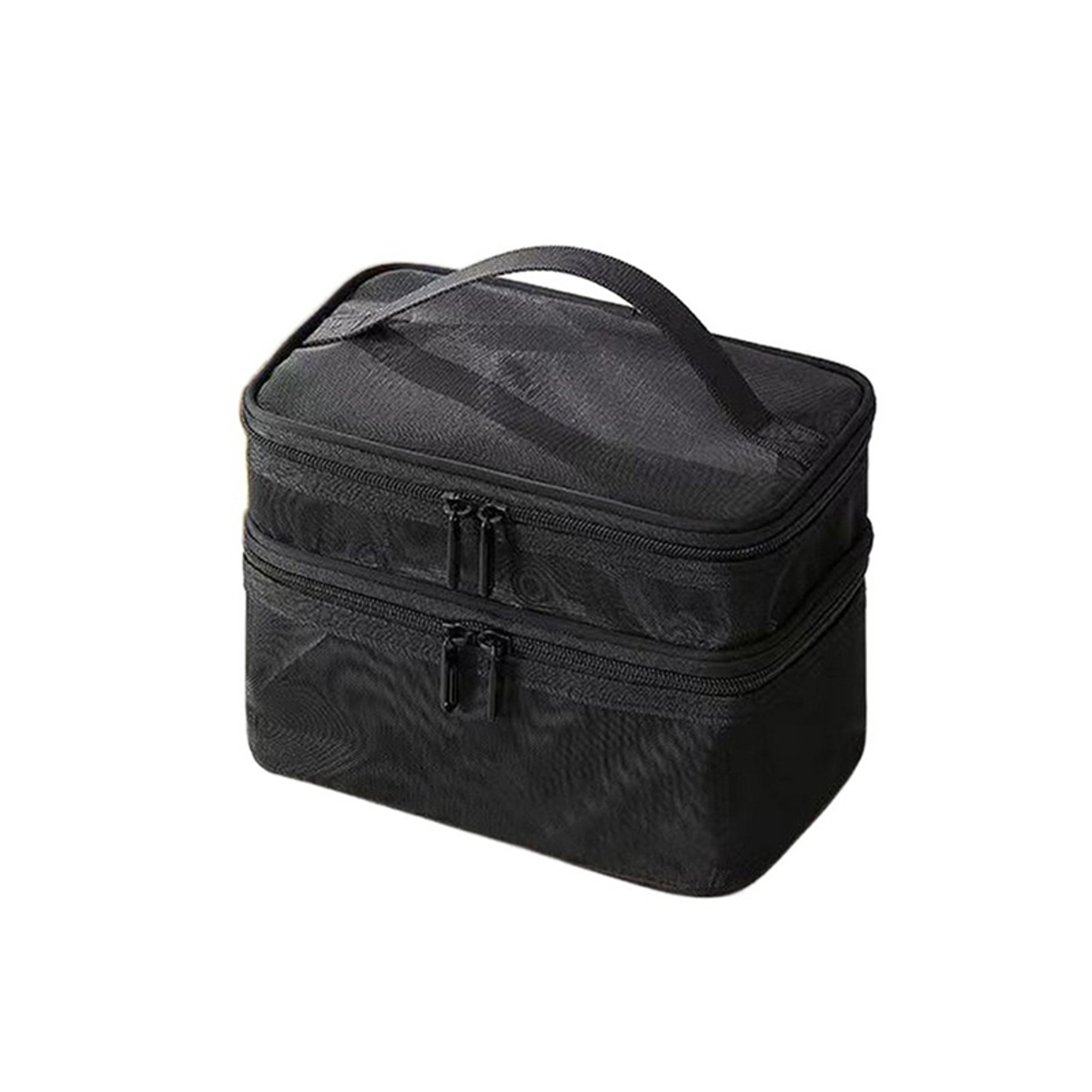 large capacity mesh cosmetic pouch portable travel makeup and toiletry organizer
