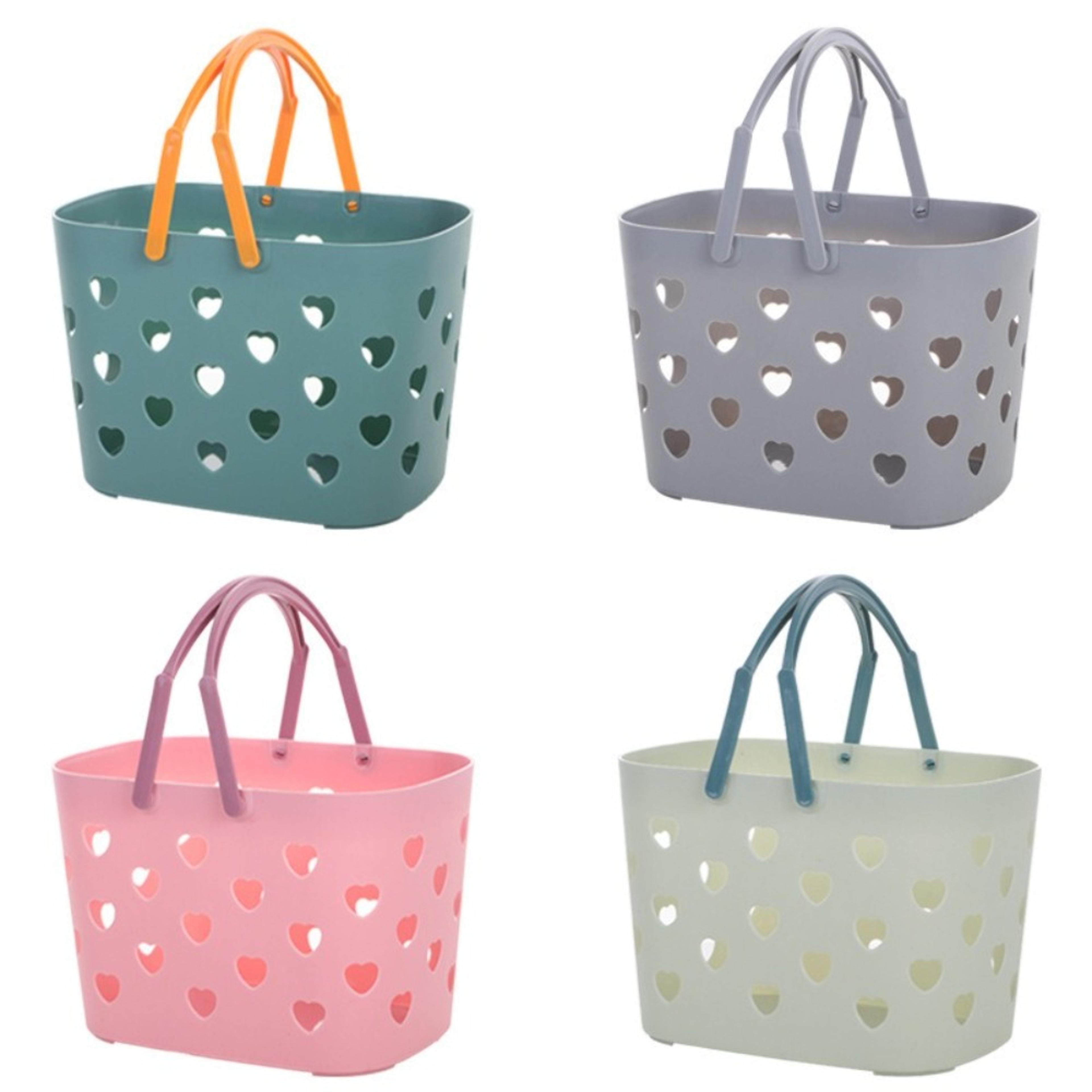 portable shower caddy basket with handles stackable toiletry organizer