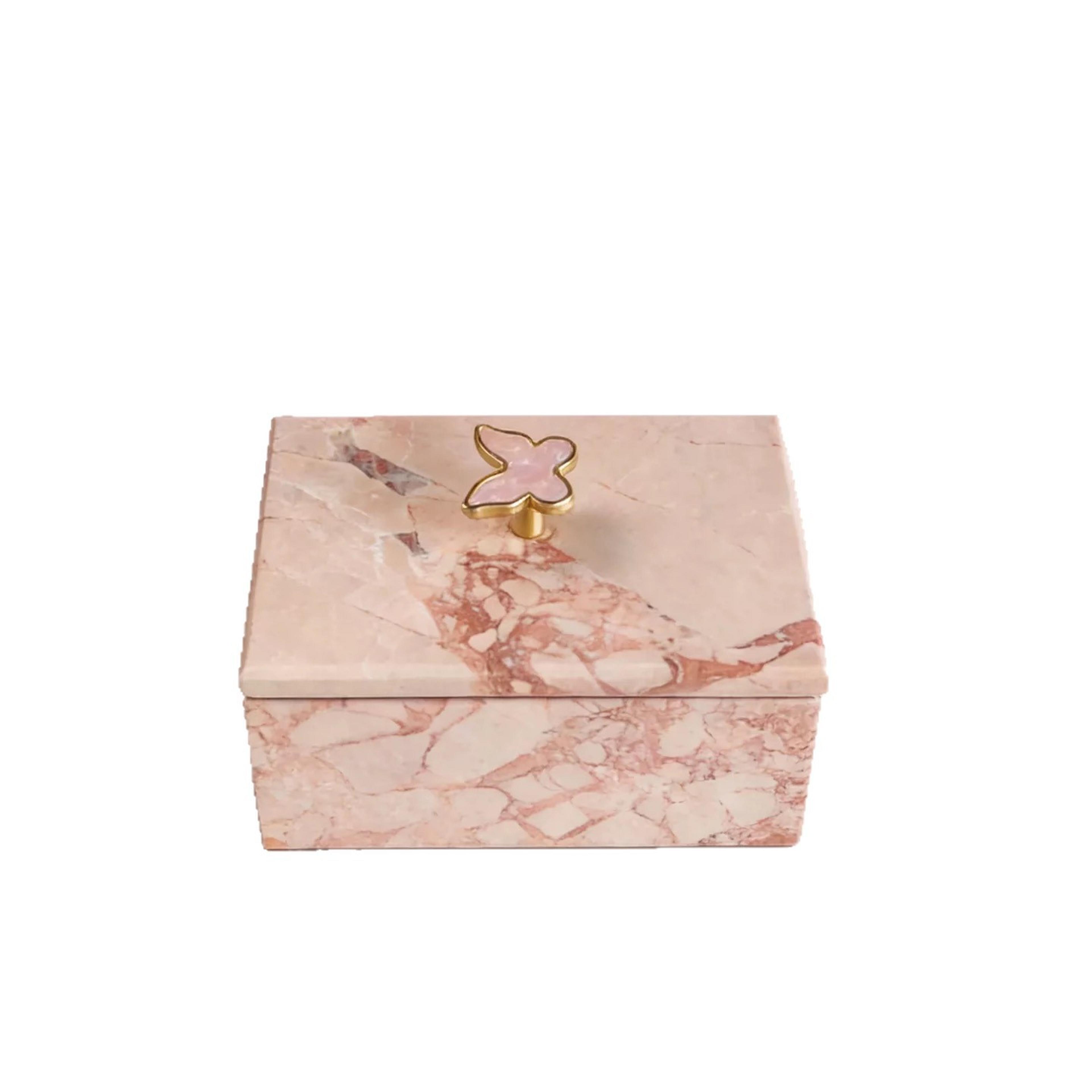 natural marble jewelry box luxury vanity tabletop organizer for keepsakes