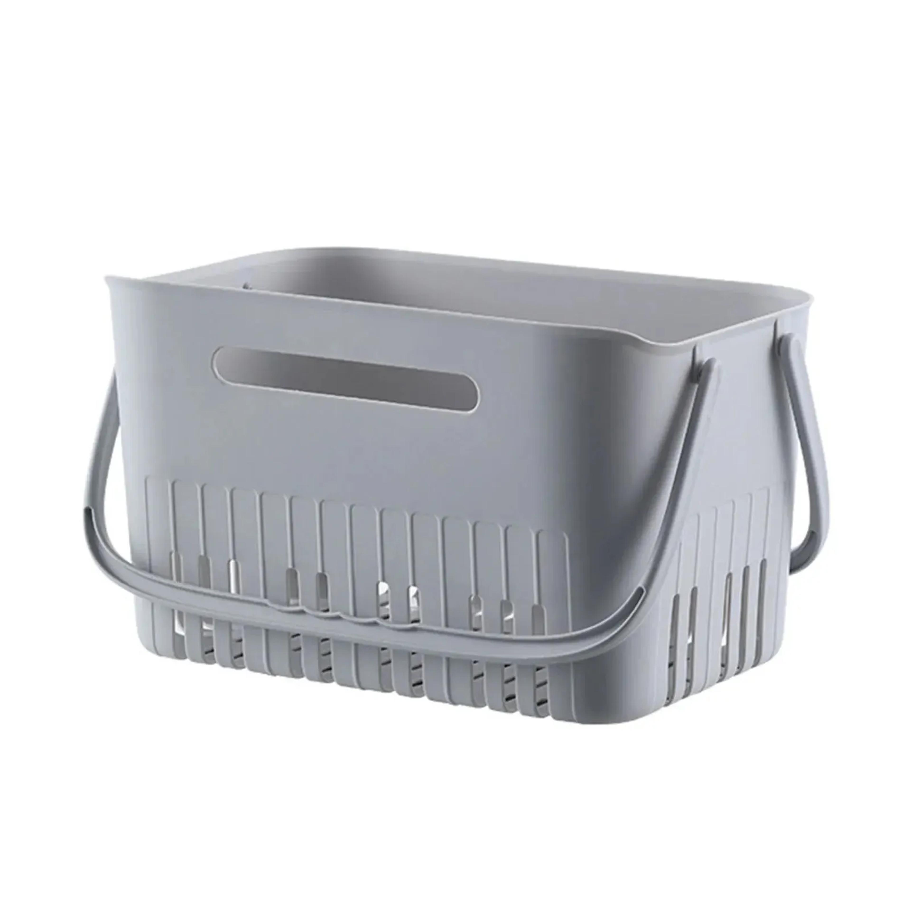 portable shower caddy stackable plastic storage basket with carry handles