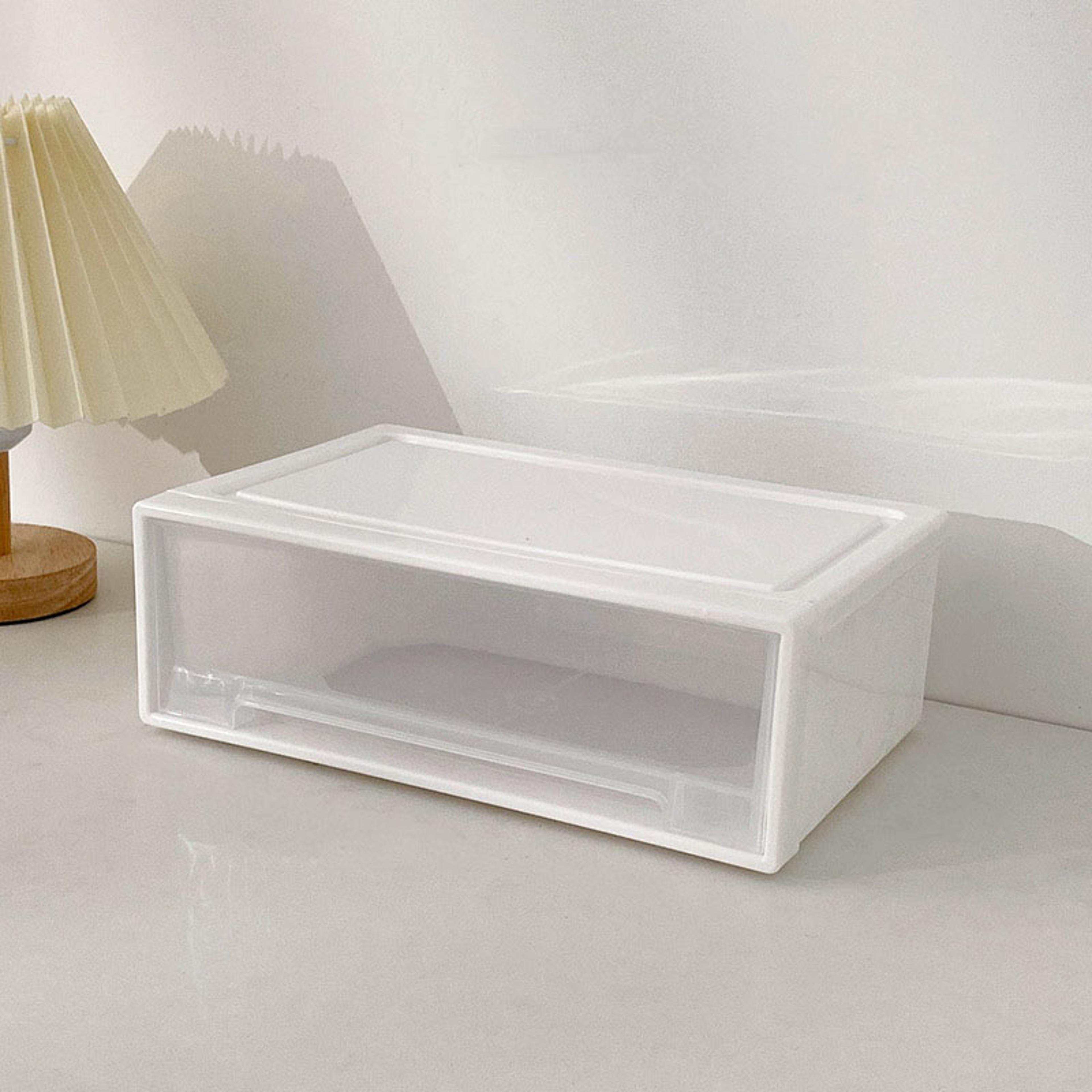 stackable jewelry organizer with pull out drawer for necklaces and bracelets