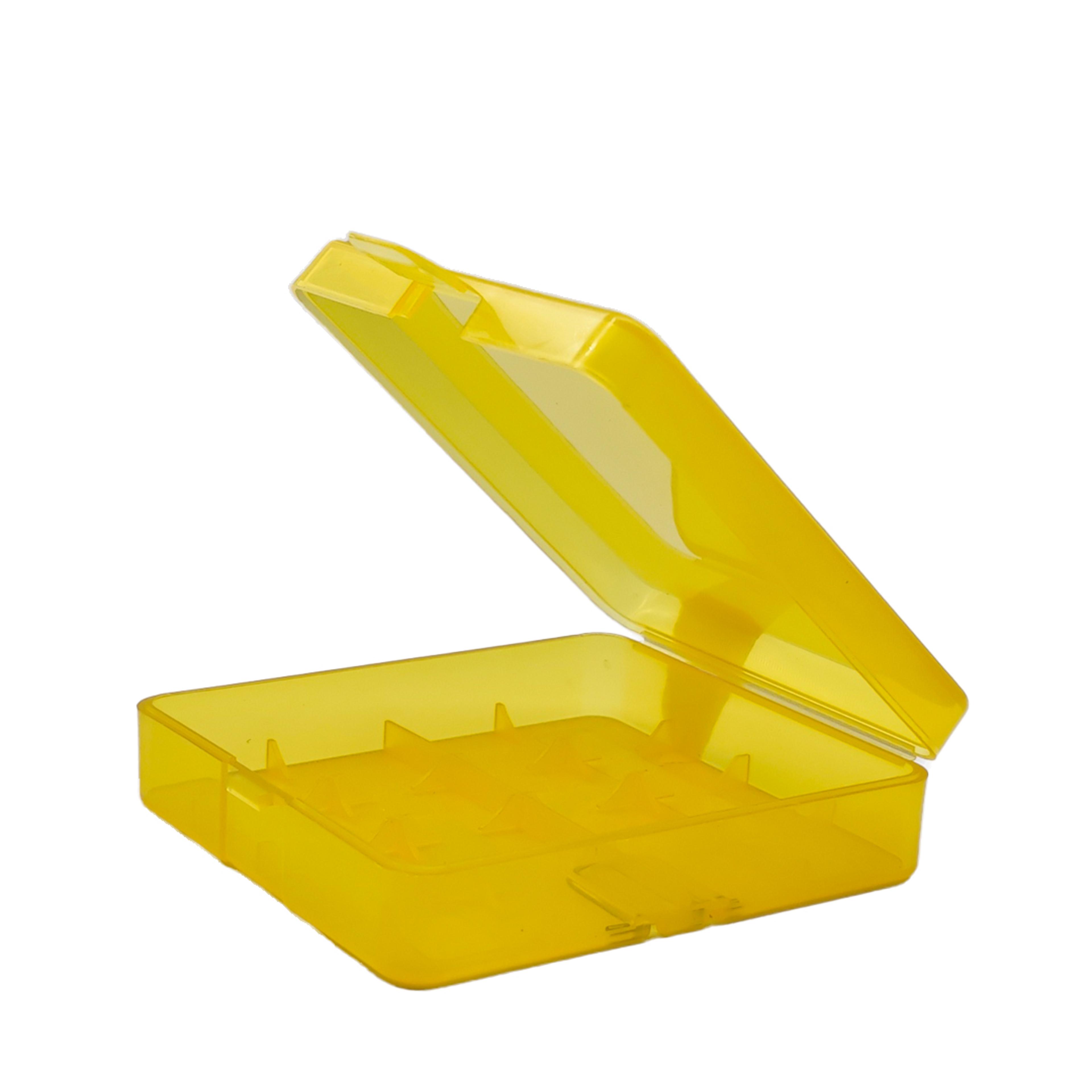 4 slot 18650 battery storage box rechargeable battery holder case