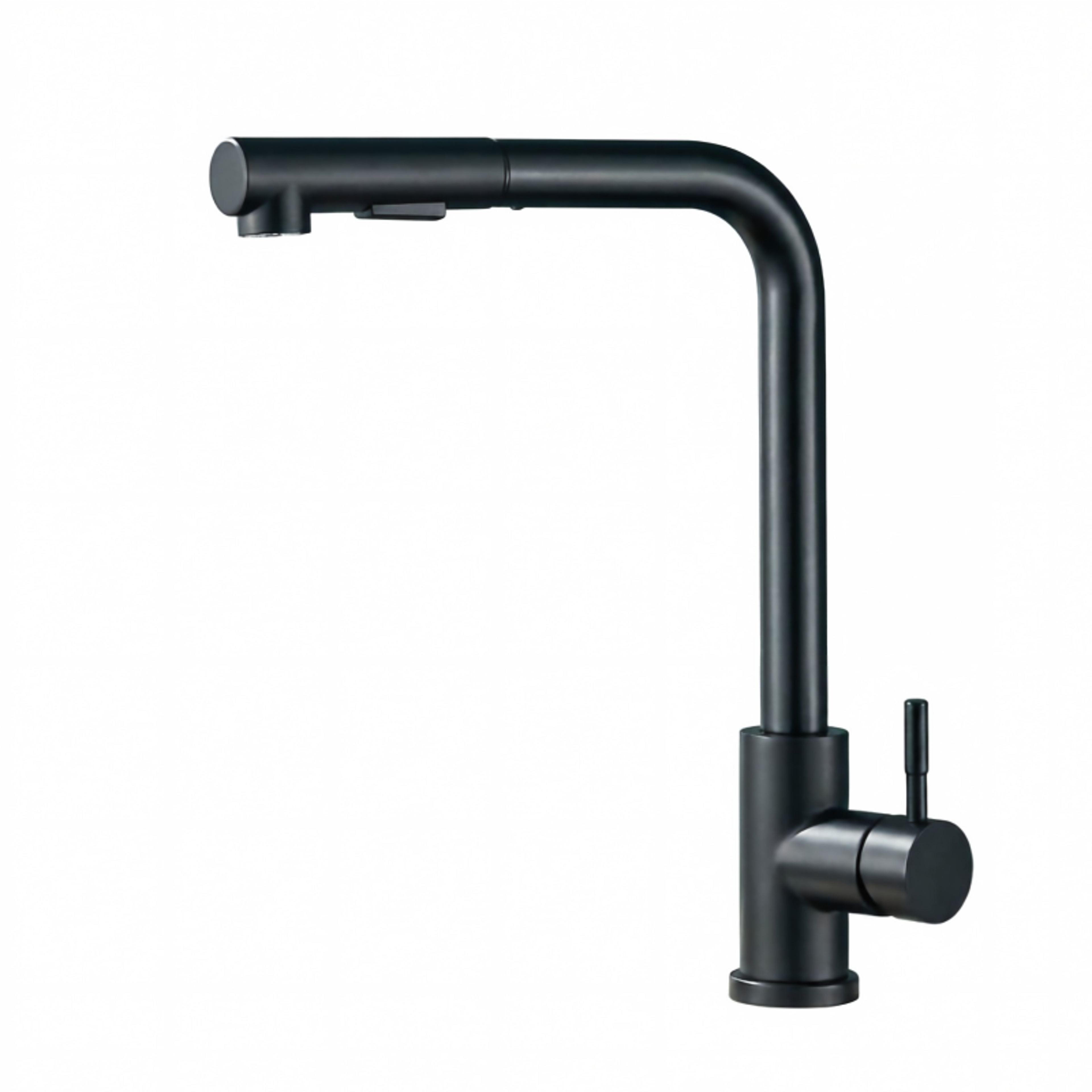 black pull out kitchen faucet with dual mode sprayer stainless steel mixer tap