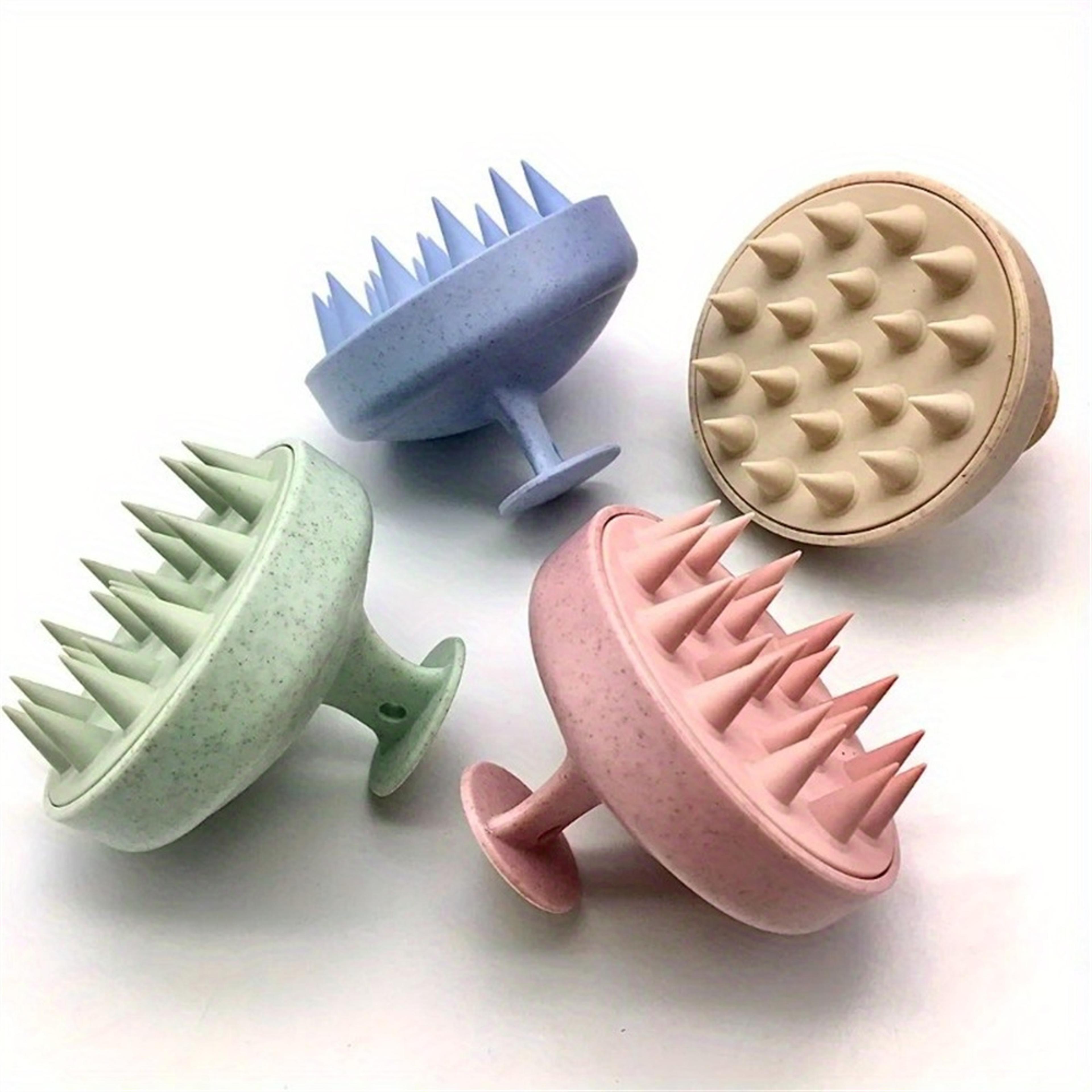 silicone scalp massager shampoo brush for deep cleansing and gentle hair care
