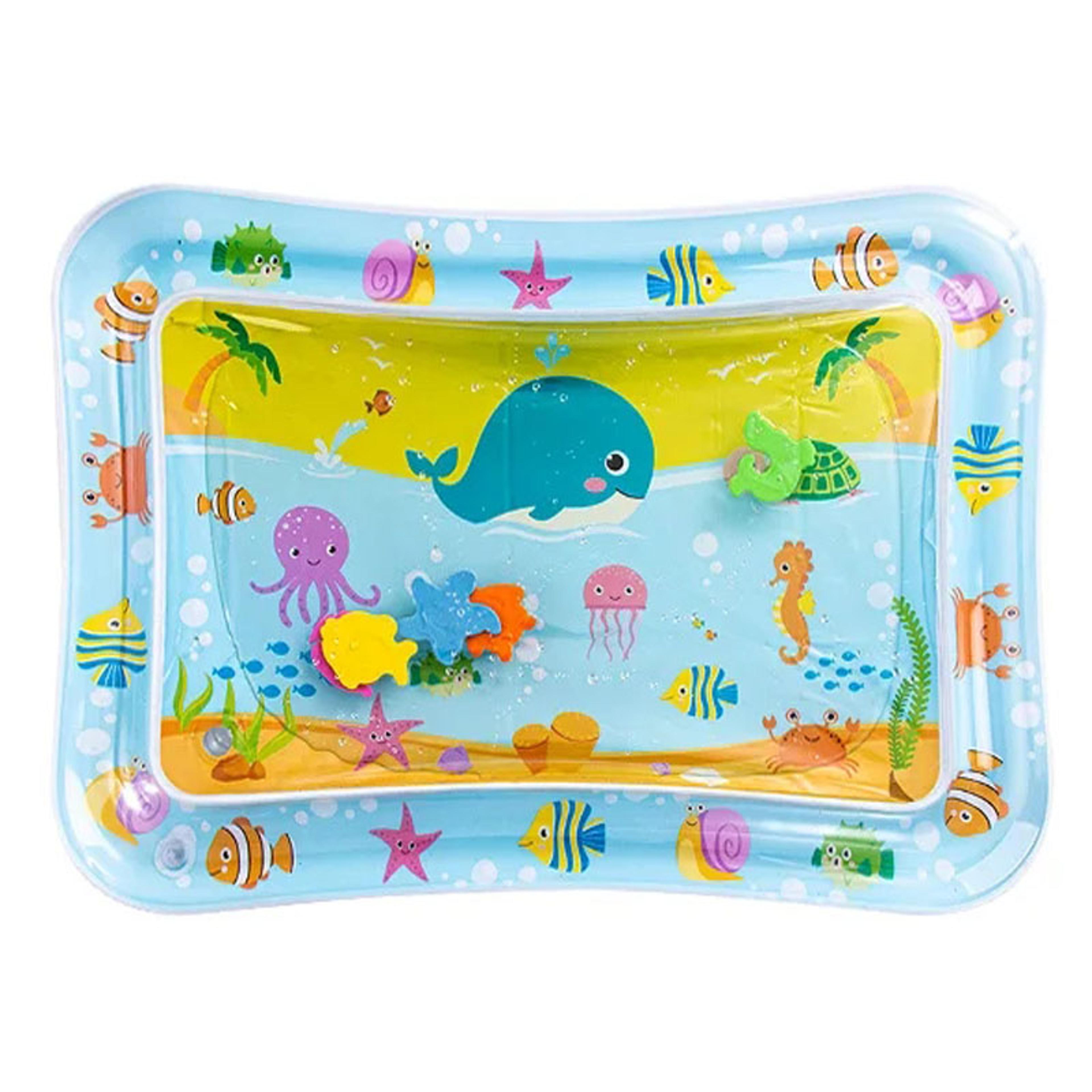 baby water play mat inflatable tummy time sensory activity pad