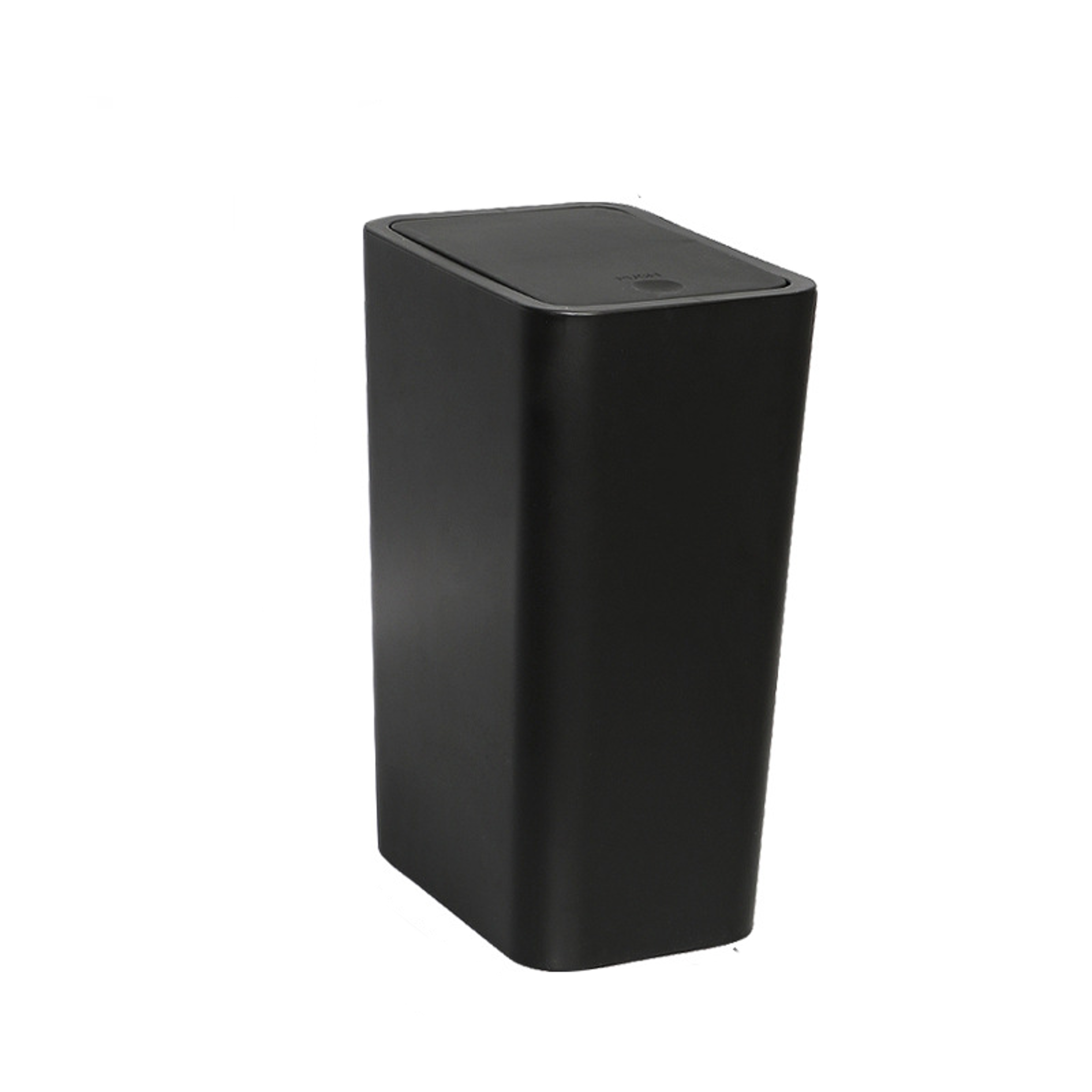 slim press airtight slim trash can with one touch pop up lid