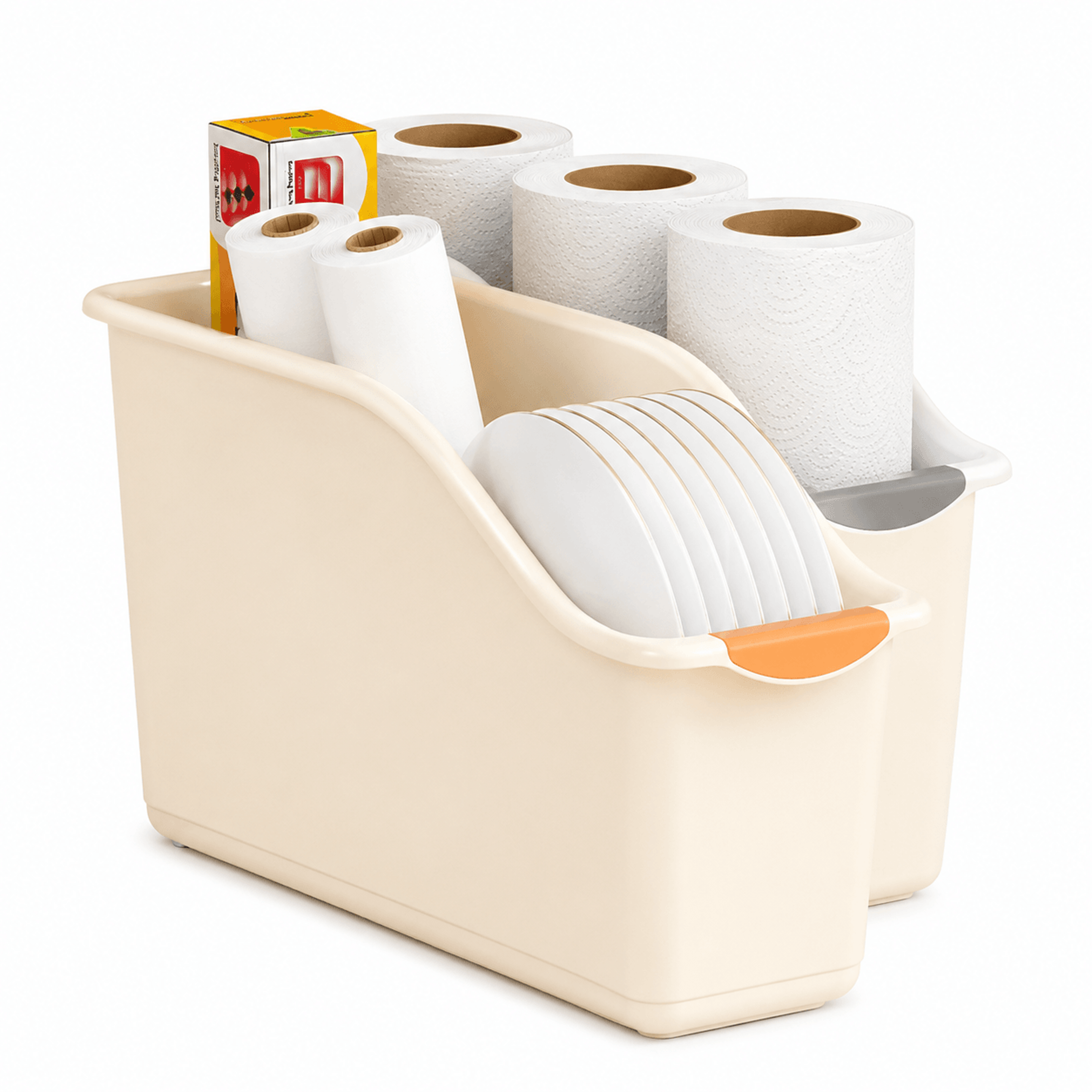 roll out under sink organizer with wheels for kitchen and bathroom cabinet storage