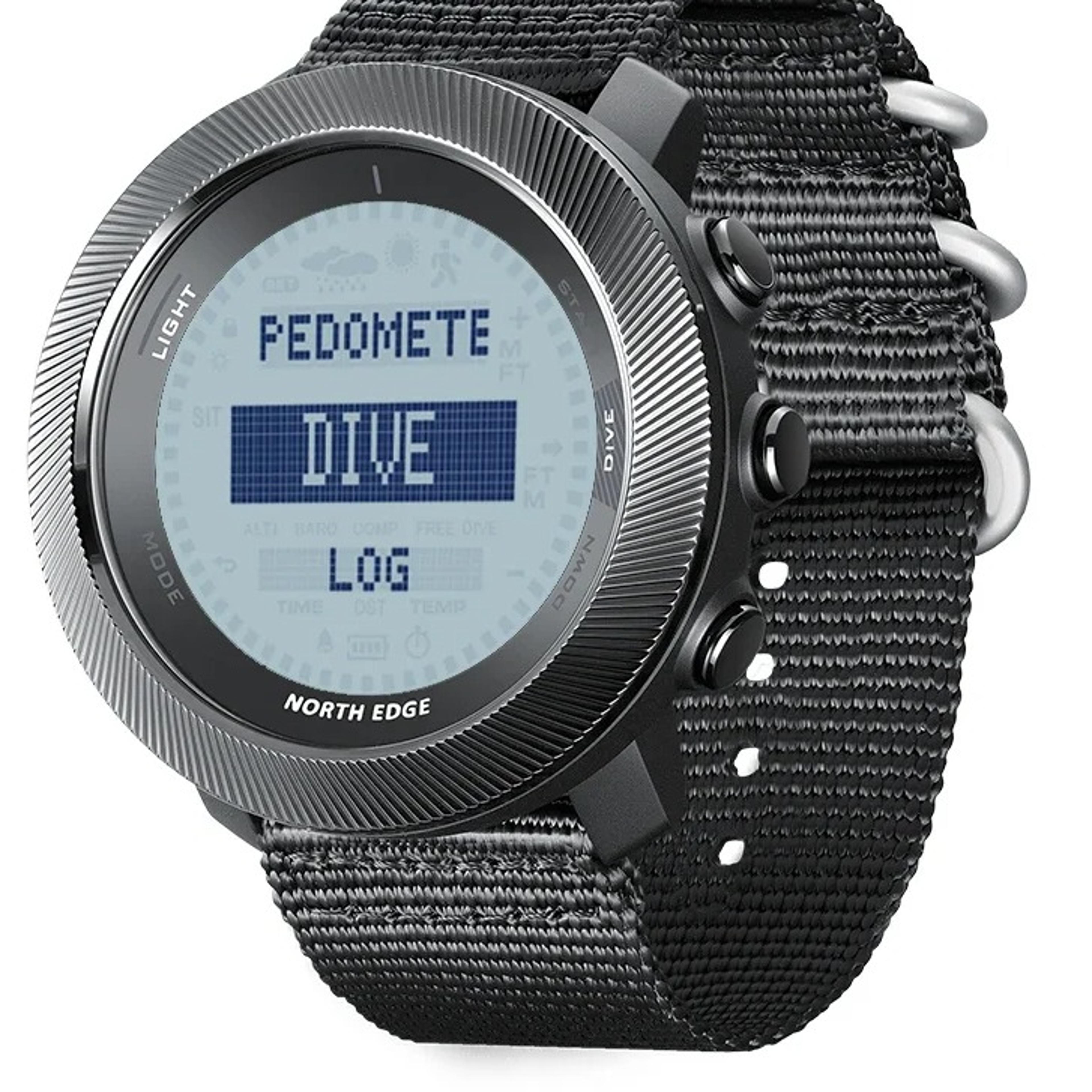 freediving watch 10atm waterproof outdoor watch with altimeter compass