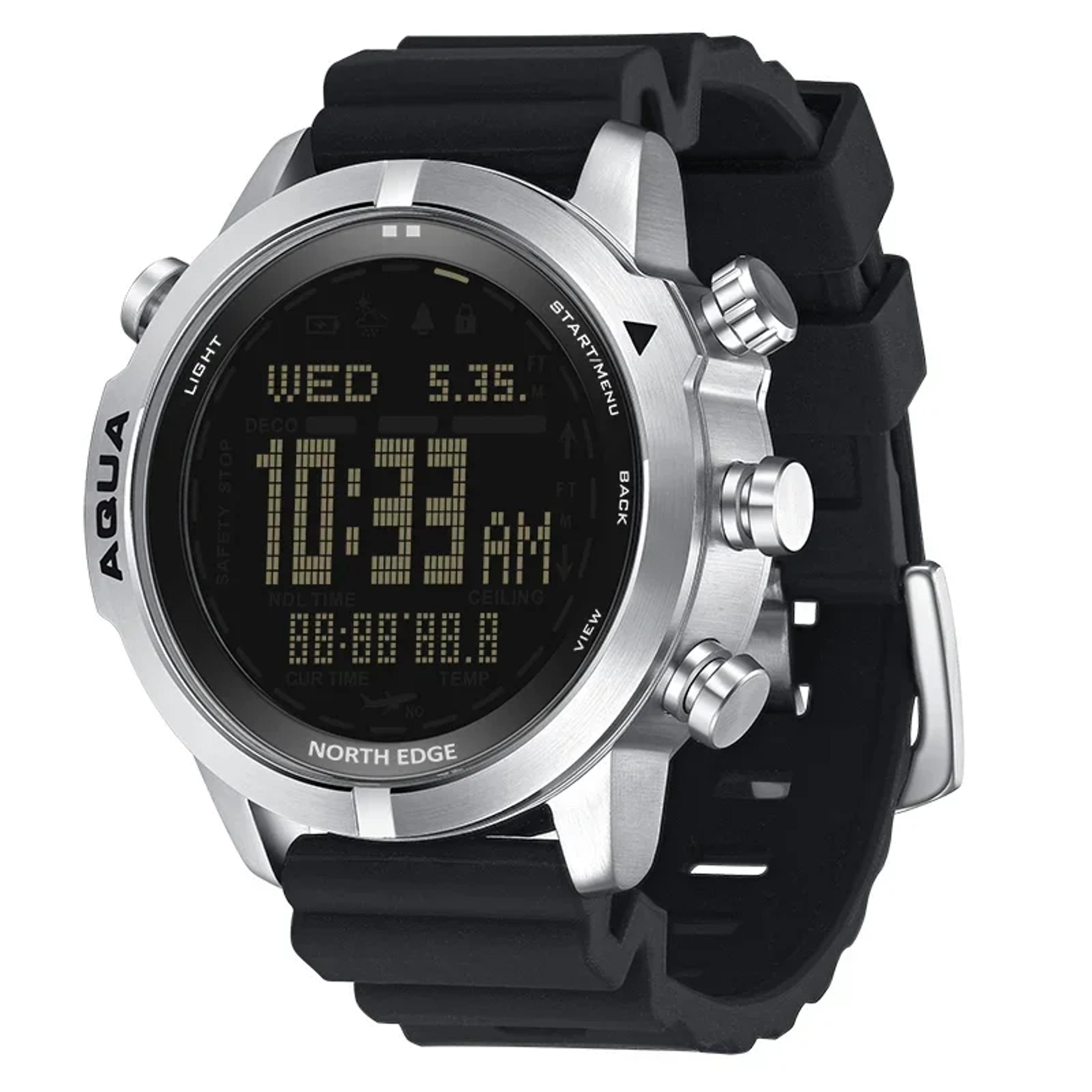 dive computer watch with compass altimeter and barometer