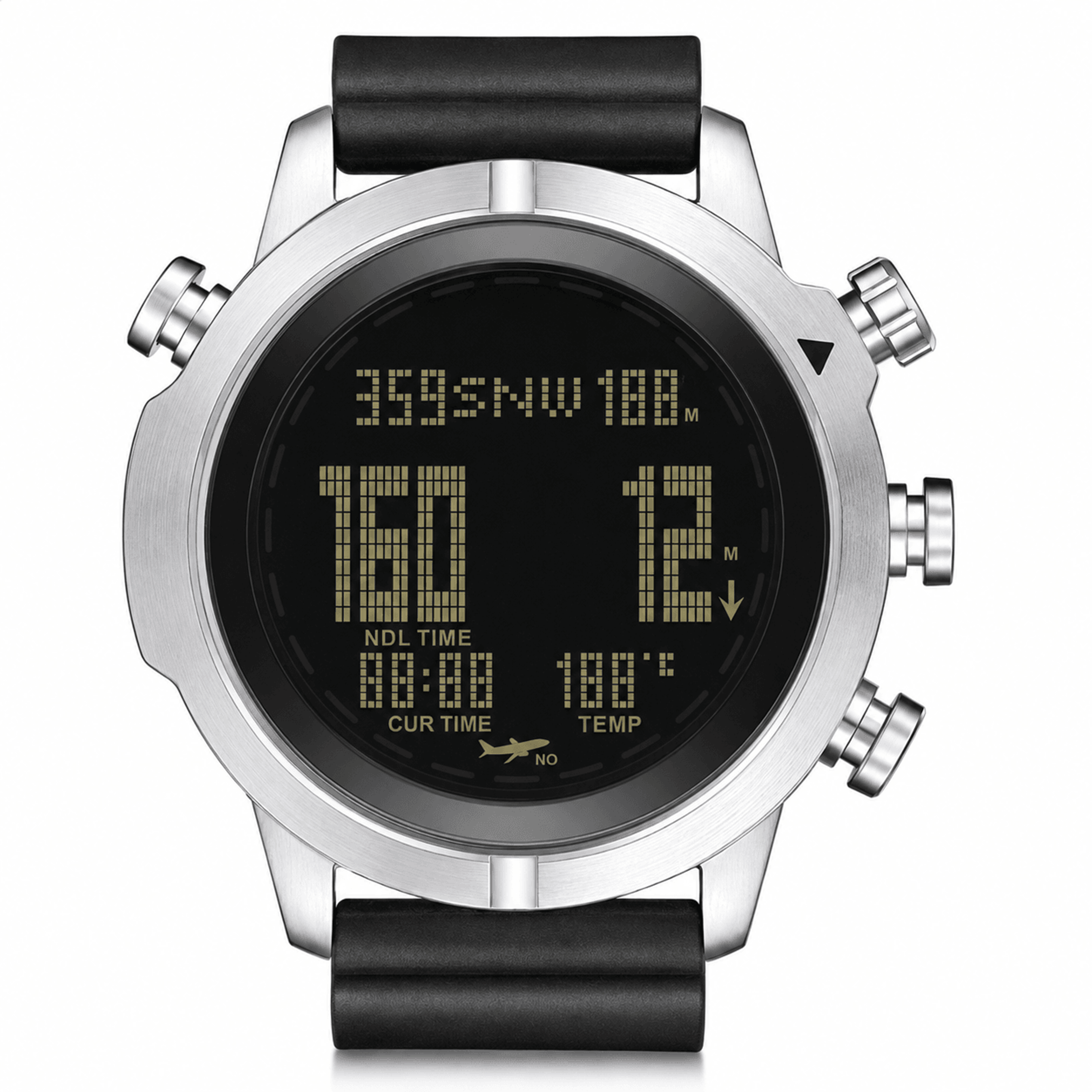 professional dive computer watch with ndl scuba mode compass and altimeter