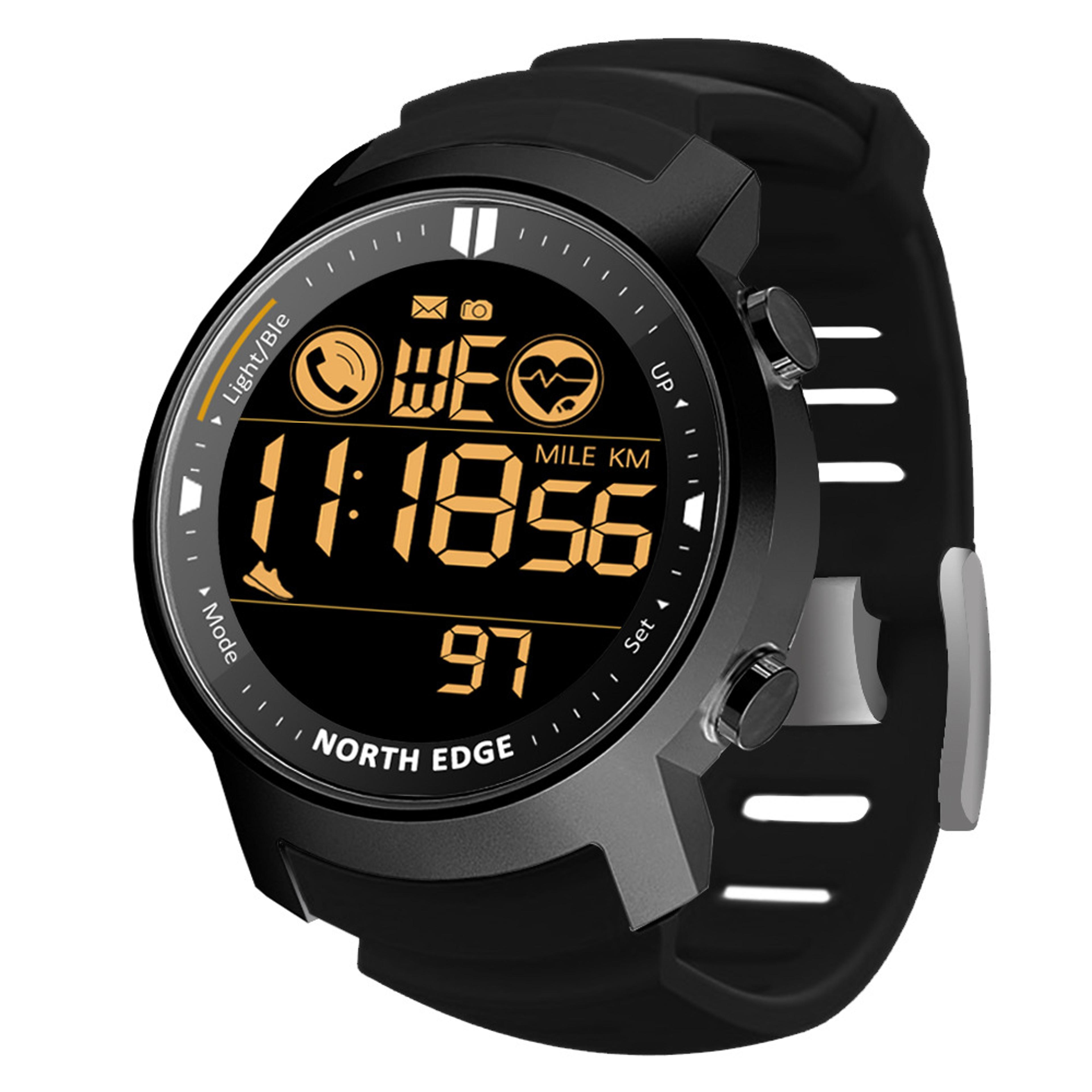 men's waterproof digital sports watch with stopwatch countdown timer and backlight