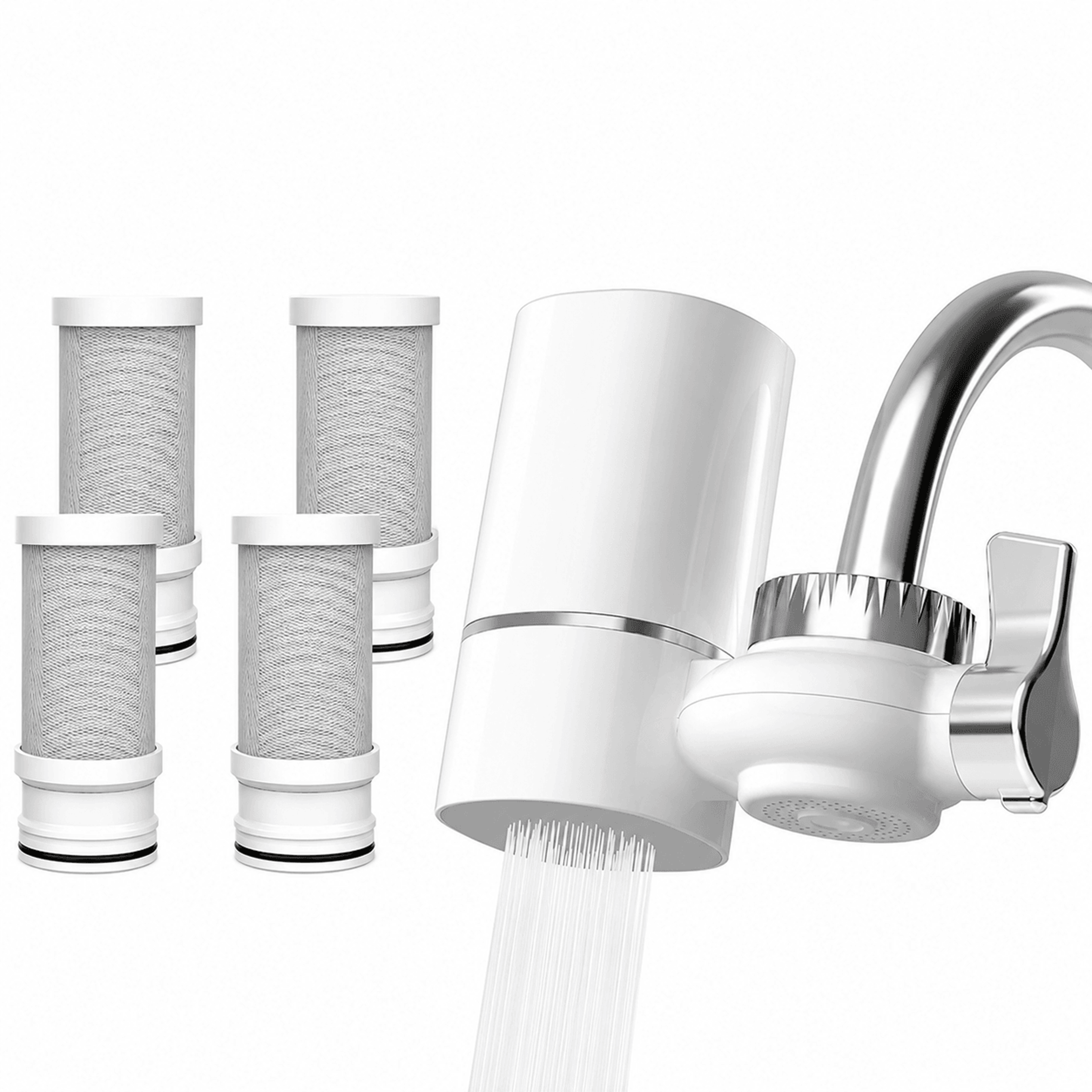 320 gallon faucet water filter purifier for cleaner better tasting tap water