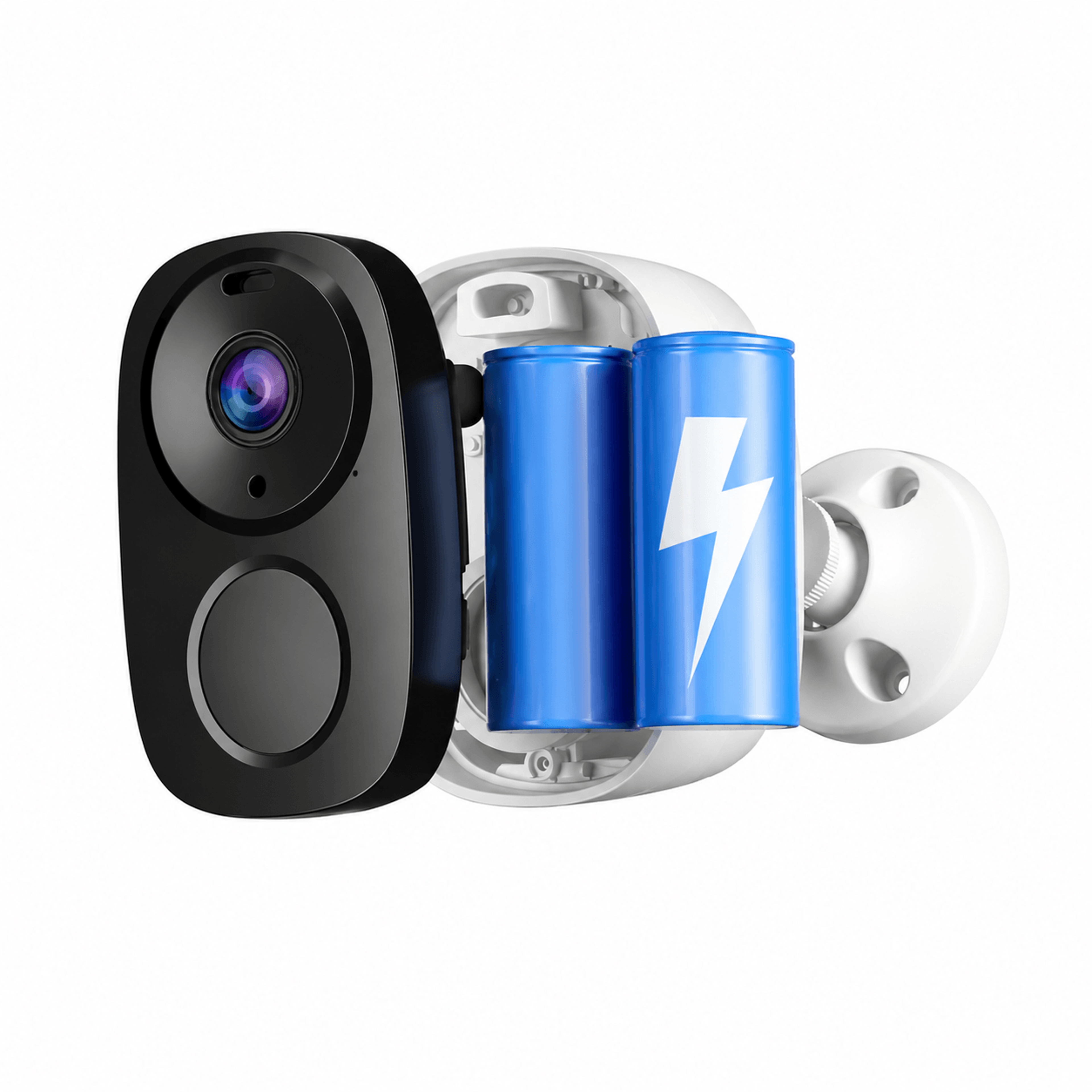2k 3mp wireless outdoor security camera with color night vision and siren