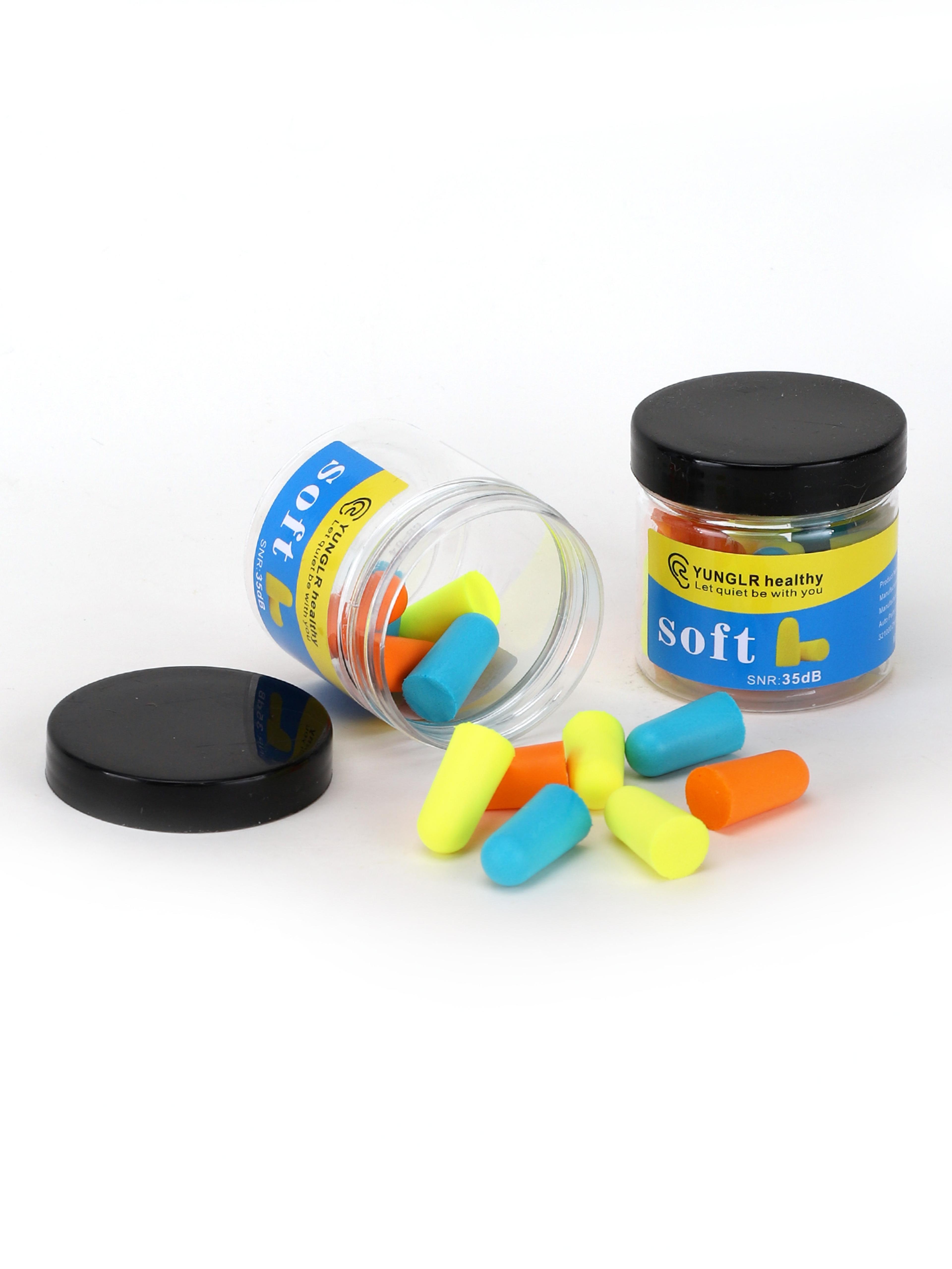soft foam noise reduction ear plugs for sleeping travel study and work