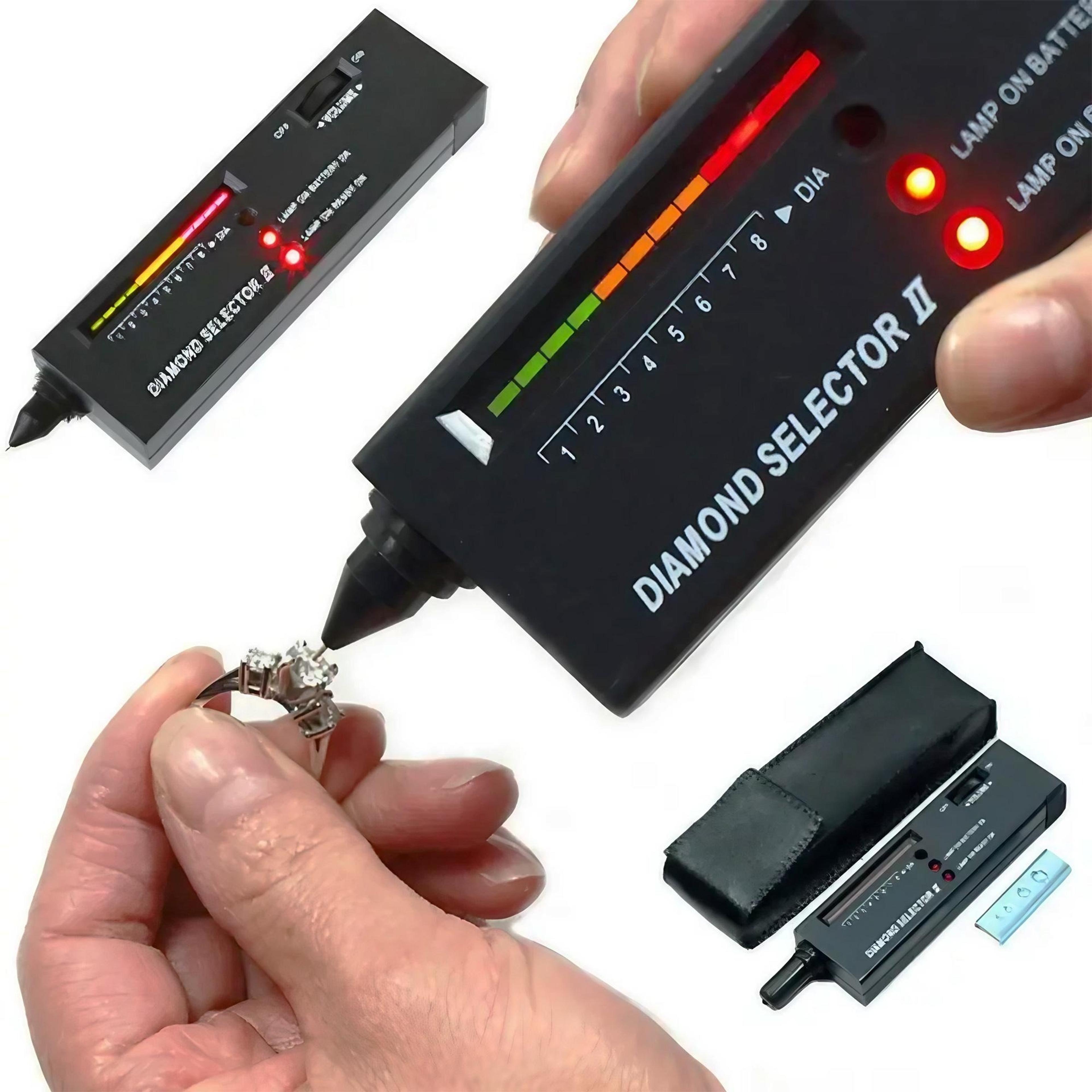 portable diamond tester pen with led indicator for gemstone authenticity