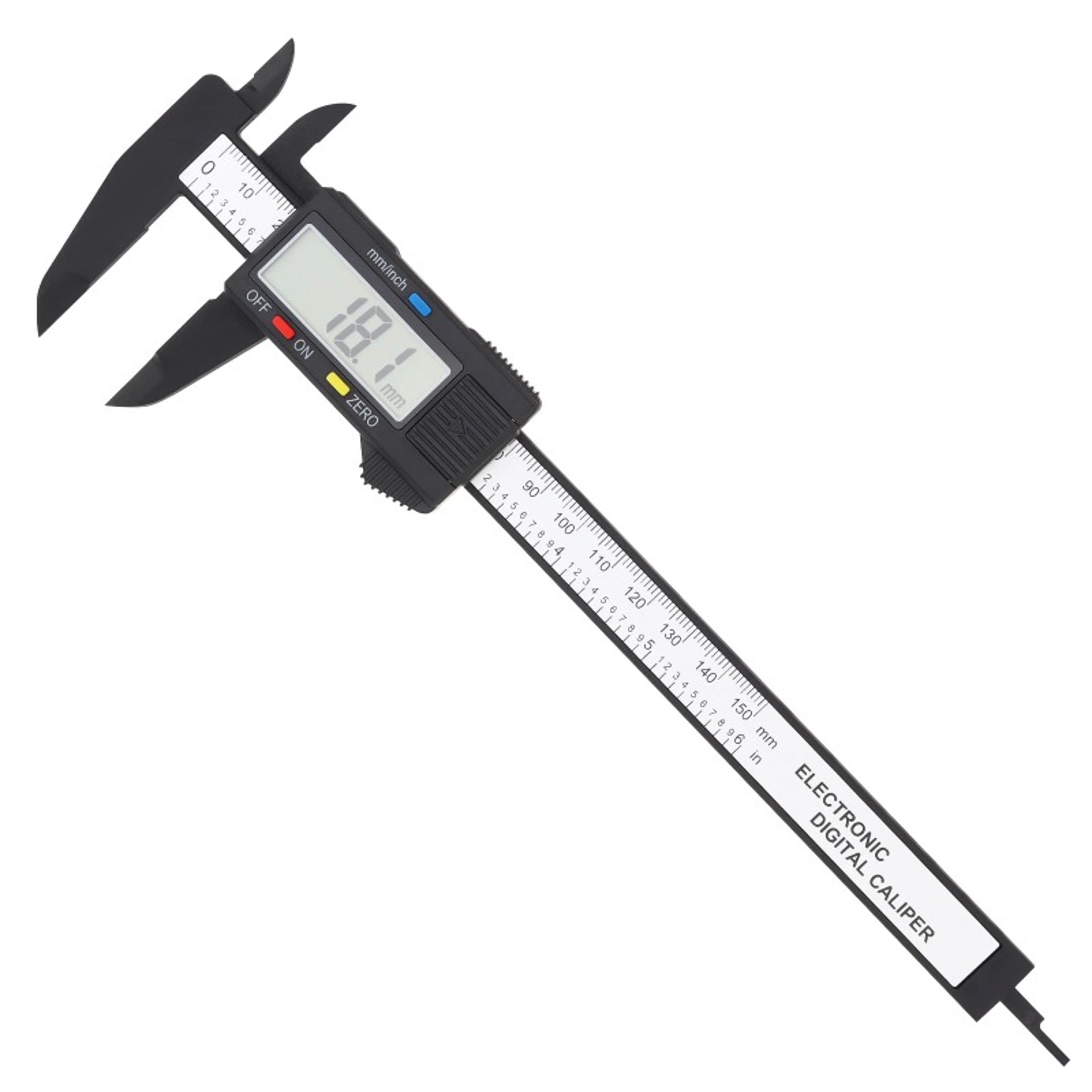 digital caliper with lcd display and precision vernier measuring gauge