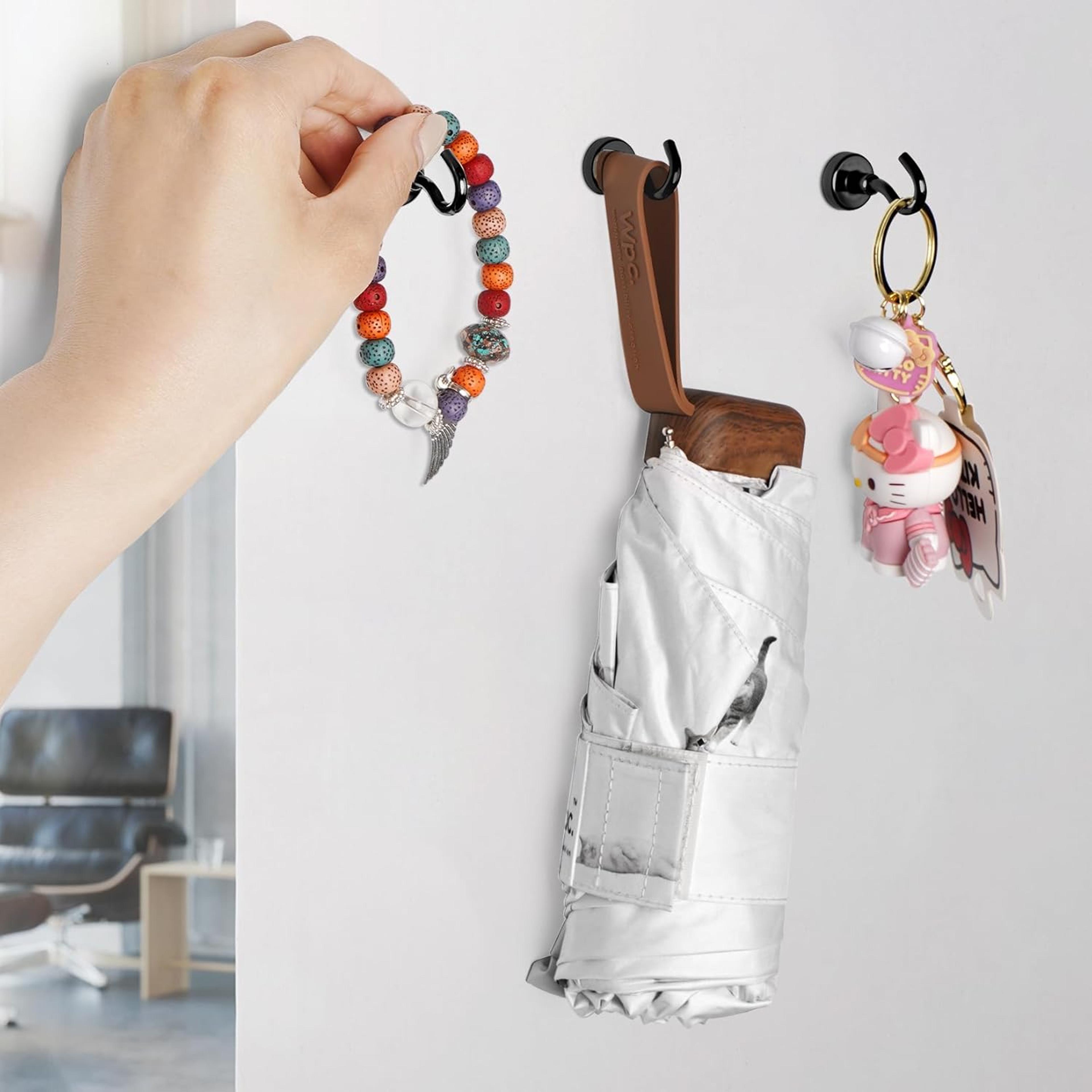 heavy duty magnetic hooks for hanging strong black utility hooks for home and office