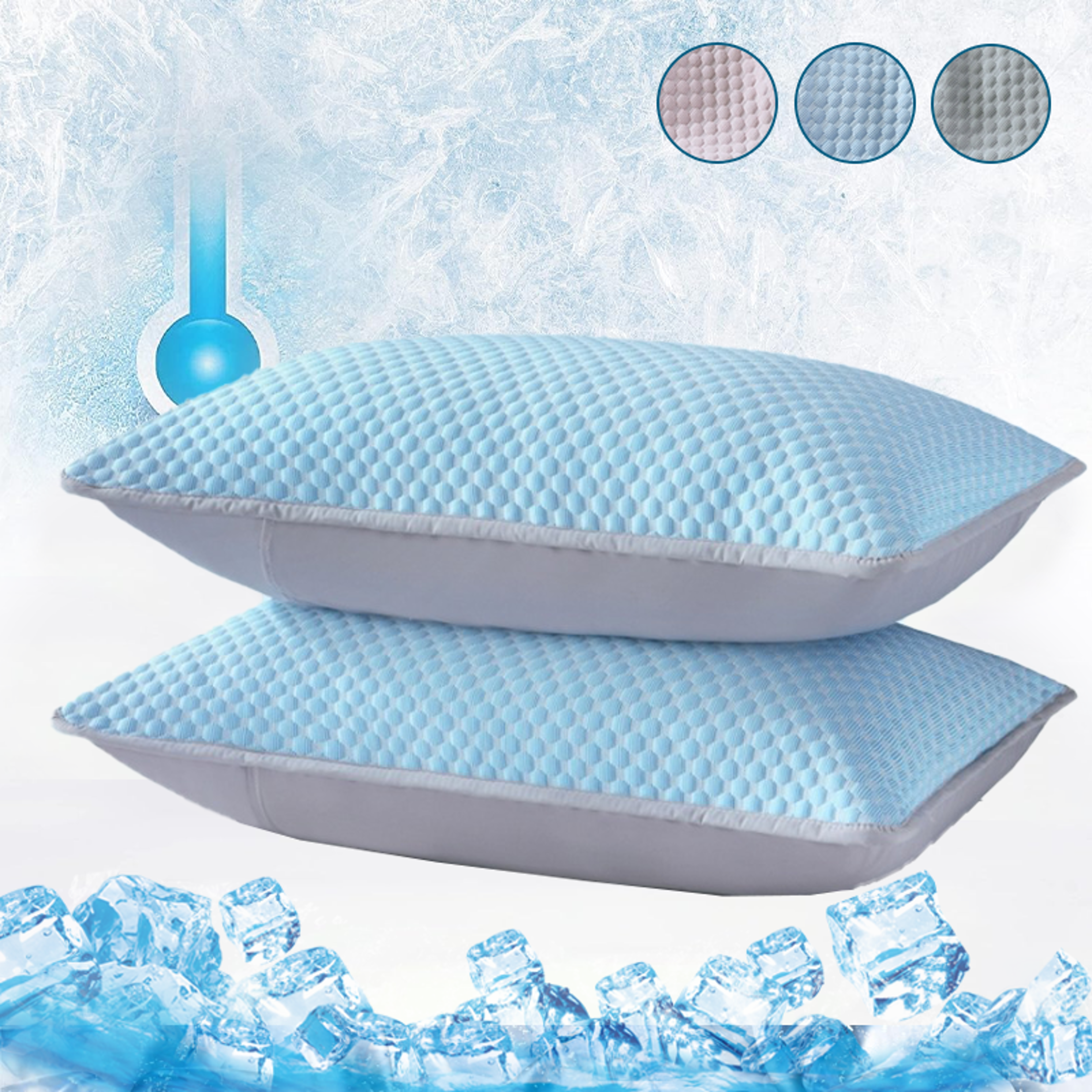 cooltouch summer cooling pillowcase breathable washable pillow cover 48x74cm