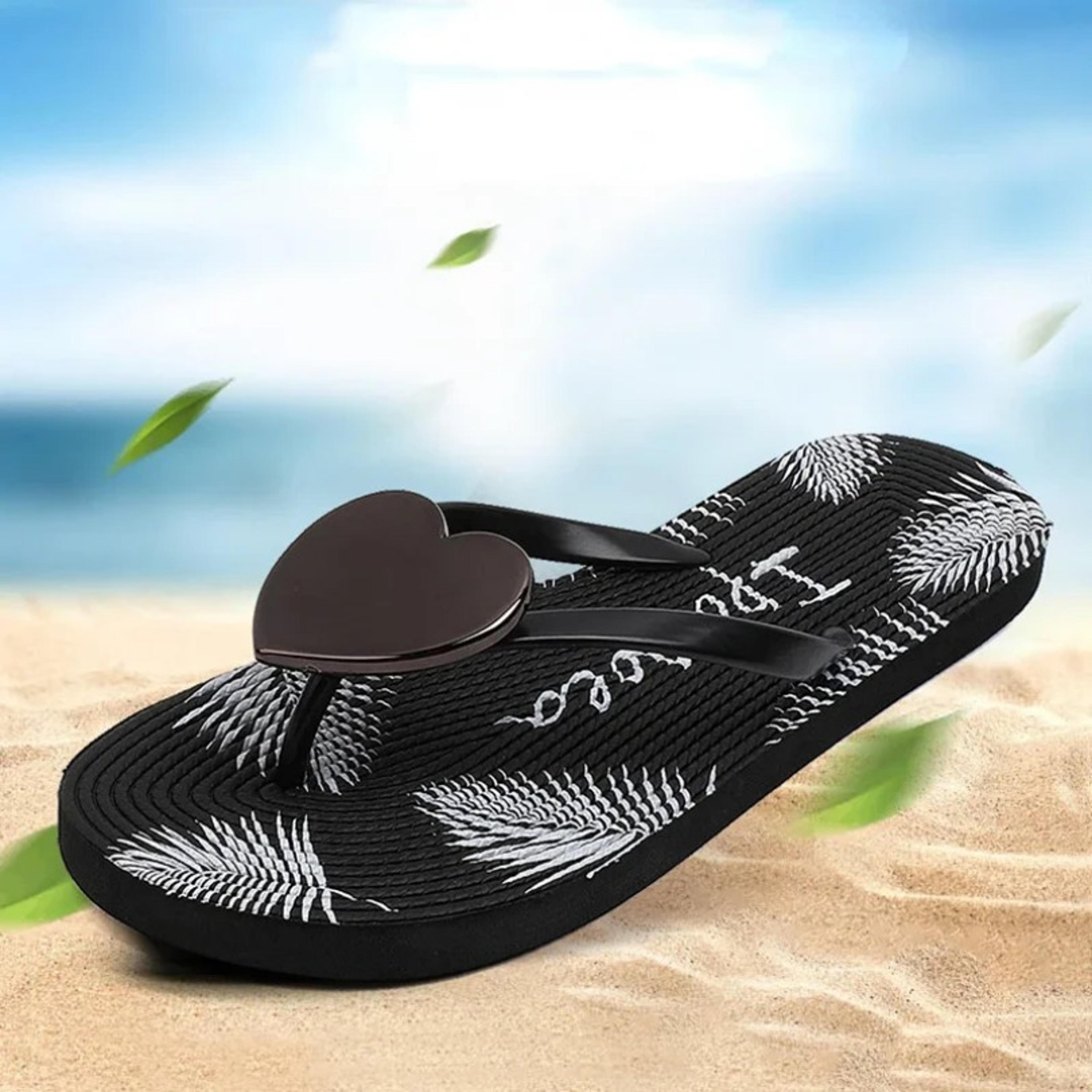 heart cloud slippers for women non slip platform summer beach slides
