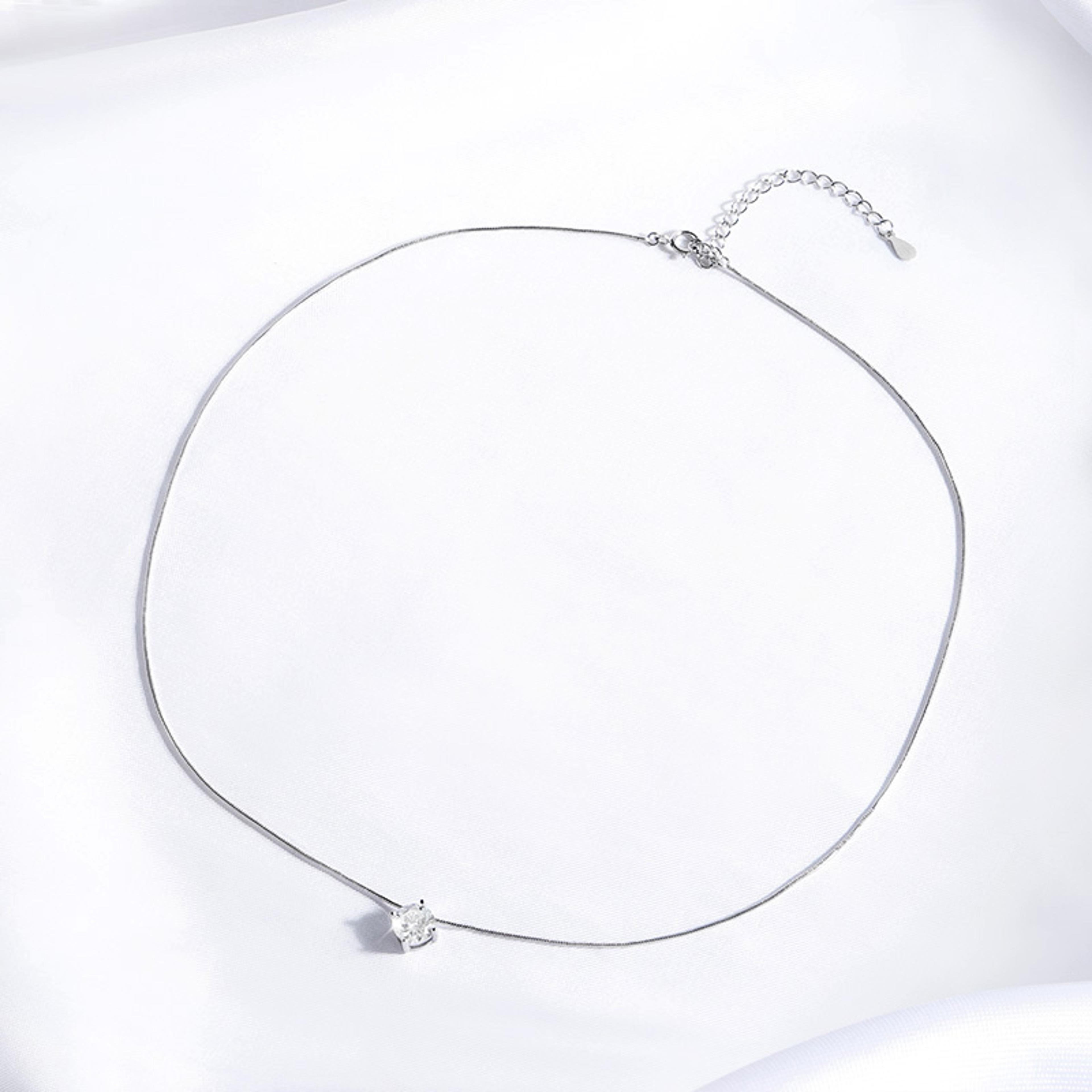 d color moissanite pendant necklace 925 sterling silver for women