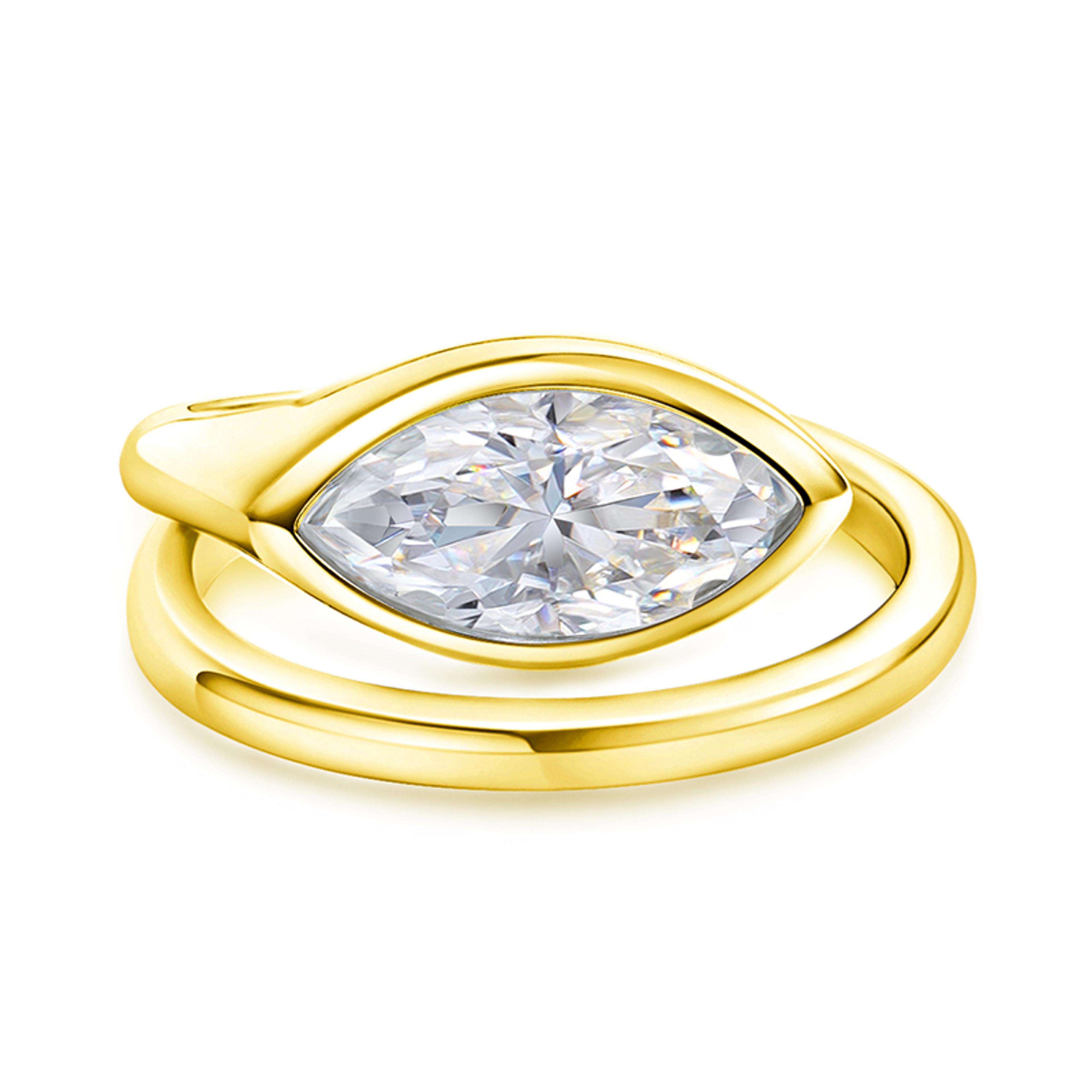 marquise moissanite engagement ring 925 sterling silver solitaire ring