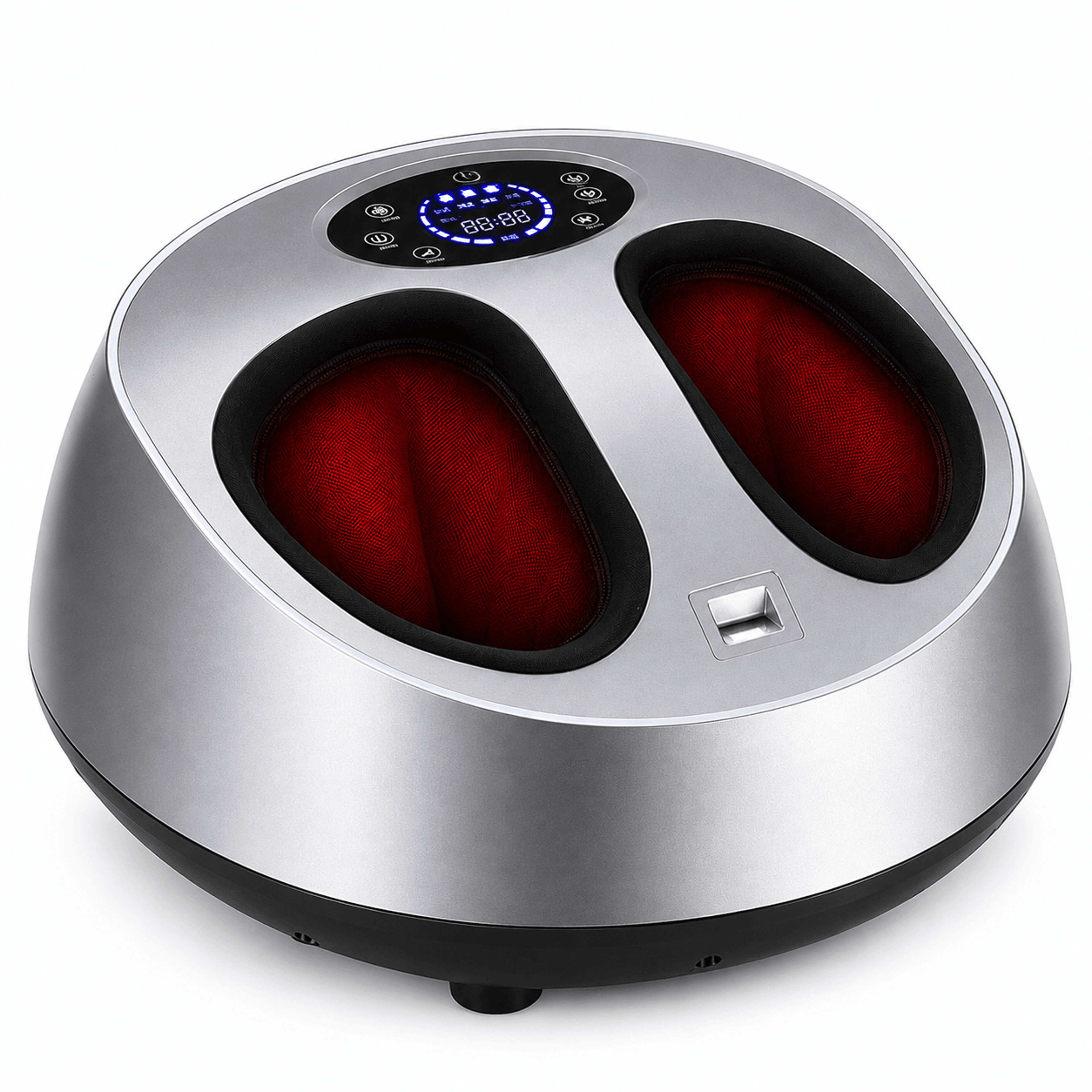 6d airbag heated foot massager with shiatsu kneading and smart touch control