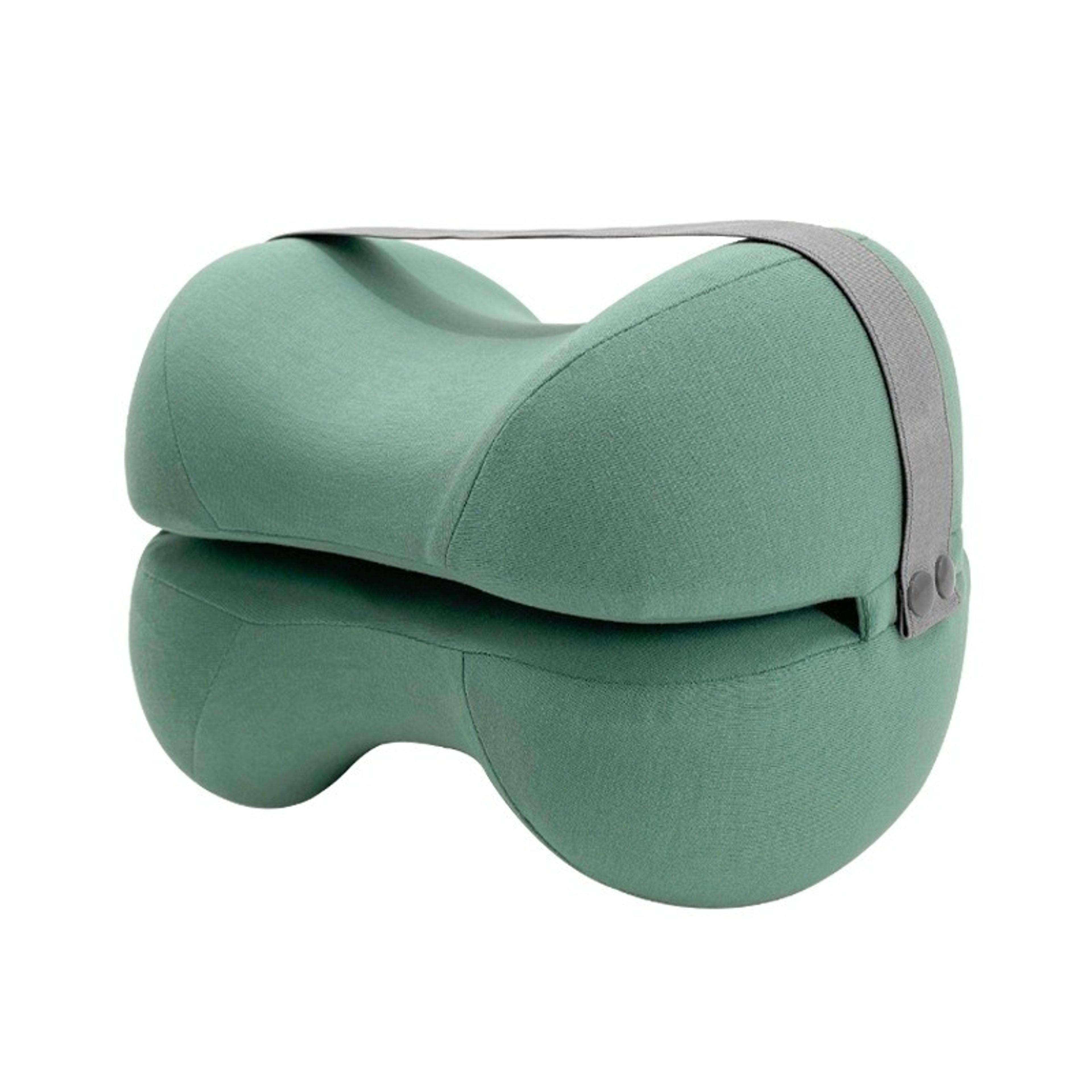 cooling memory foam knee pillow for side sleepers and spine alignment
