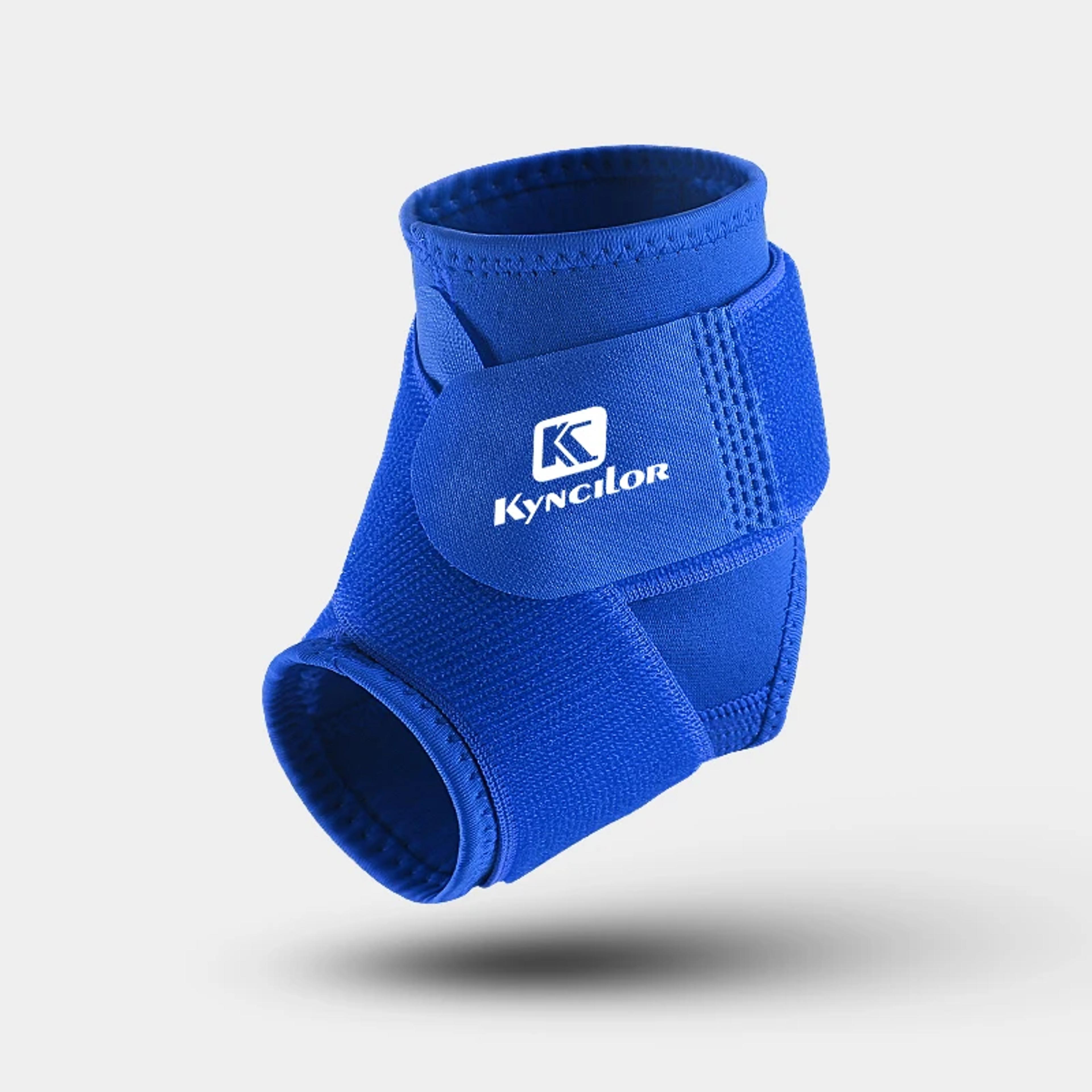 adjustable compression ankle brace for sports support and sprain protection